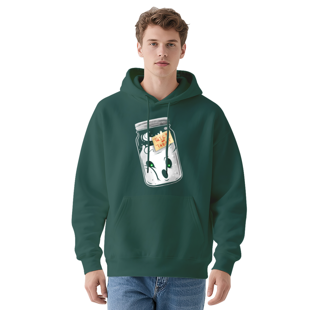 Trick Or Treat Hoodie - Halloween Graphic Sweatshirt for Spooky Season Fun