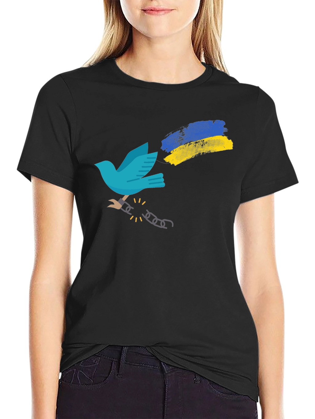 Ukraine Freedom Dove T-Shirt