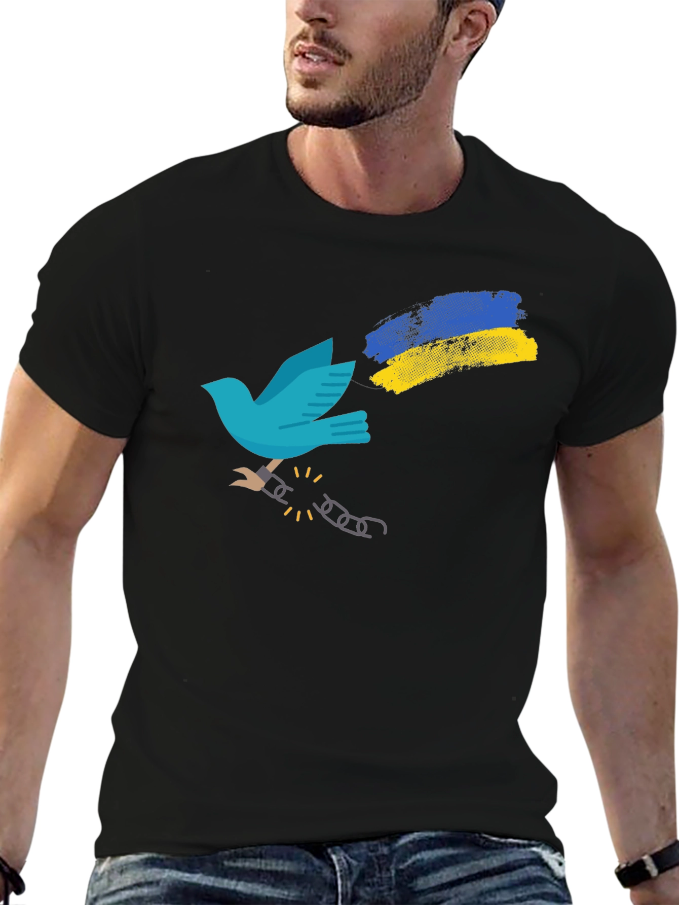 Ukraine Freedom Dove T-Shirt