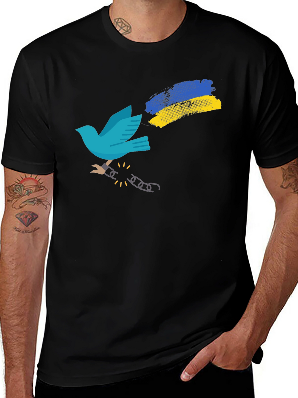 Ukraine Freedom Dove T-Shirt