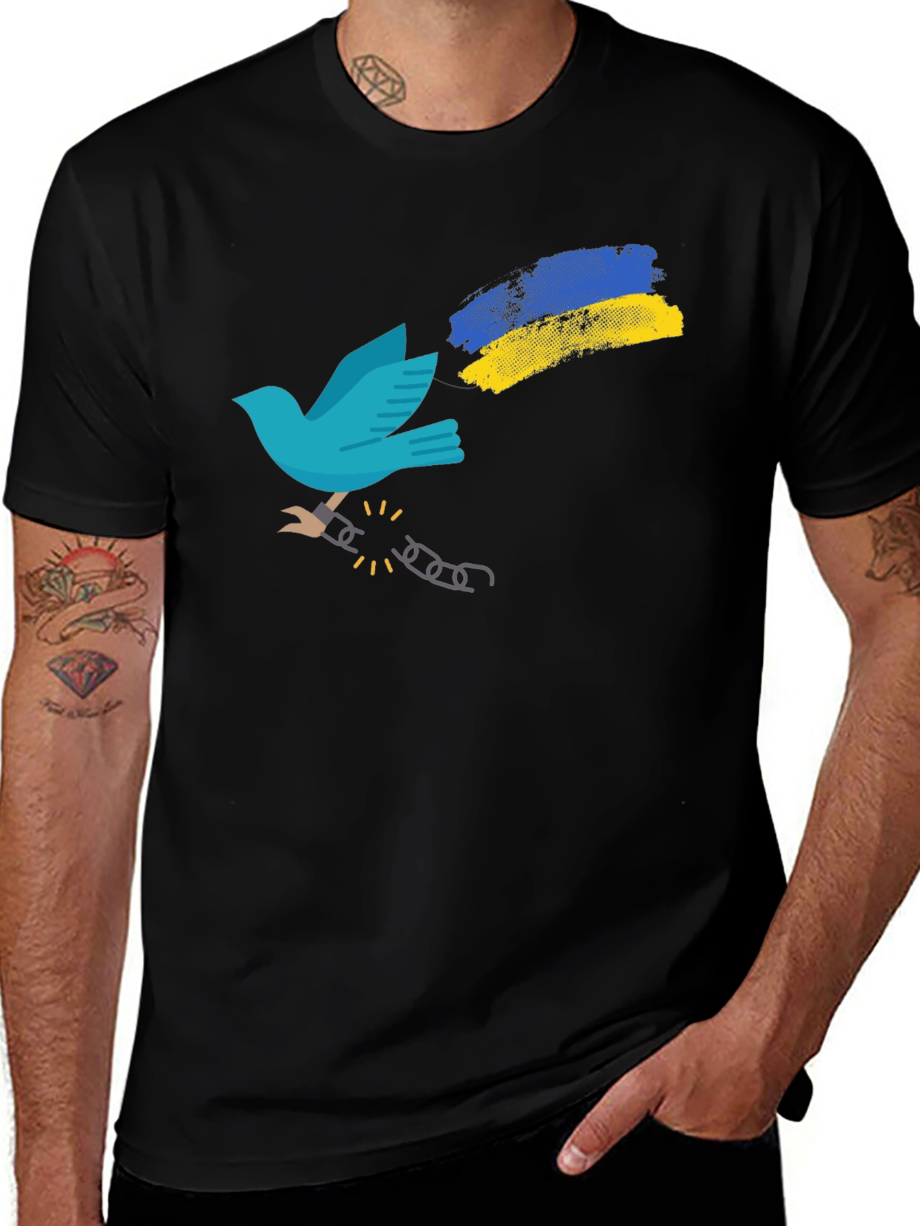 Ukraine Freedom Dove T-Shirt