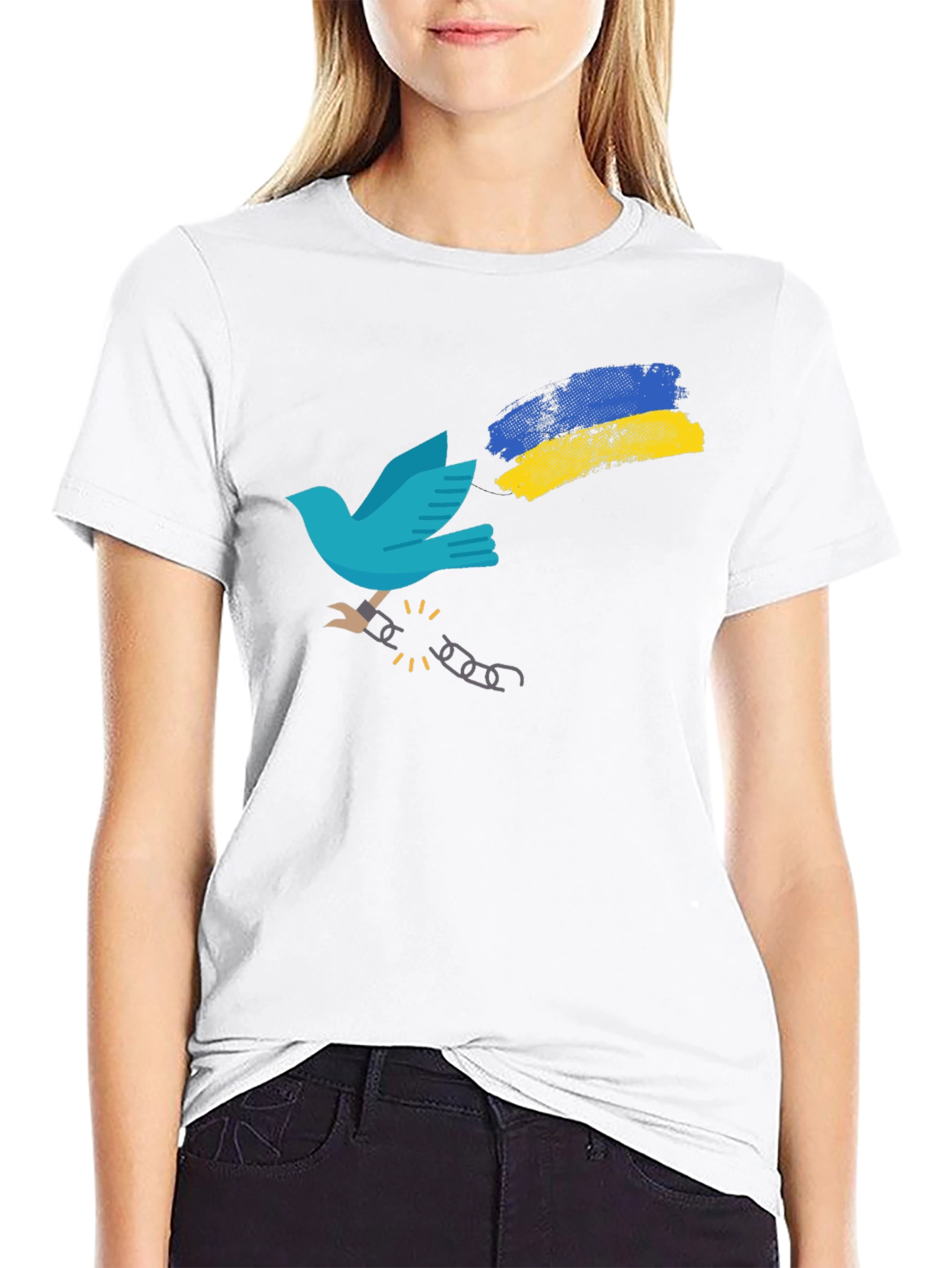 Ukraine Freedom Dove T-Shirt