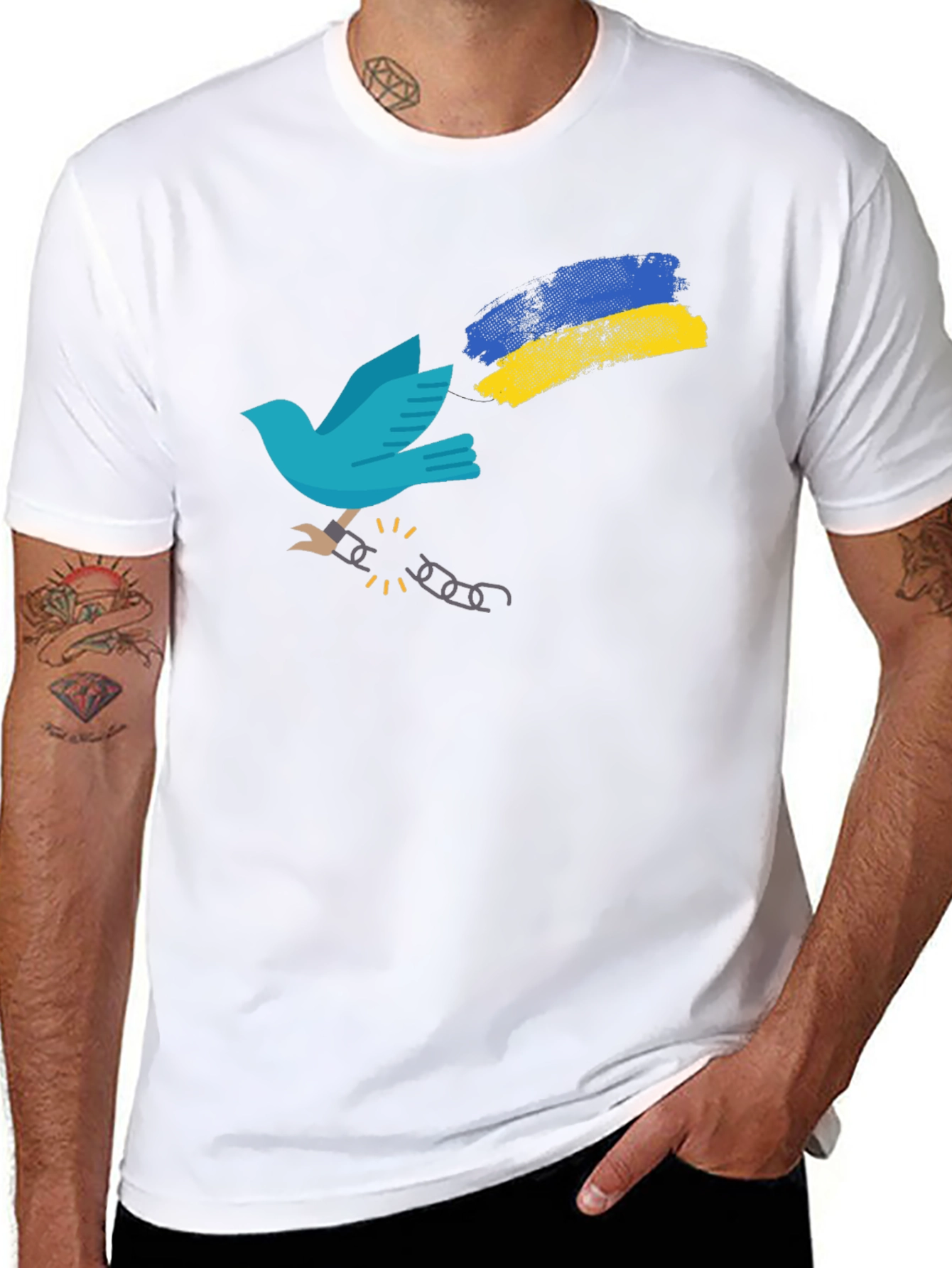 Ukraine Freedom Dove T-Shirt