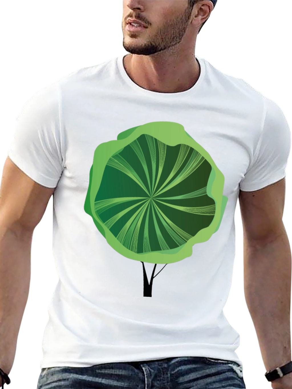 Abstract Tree Graphic Tee