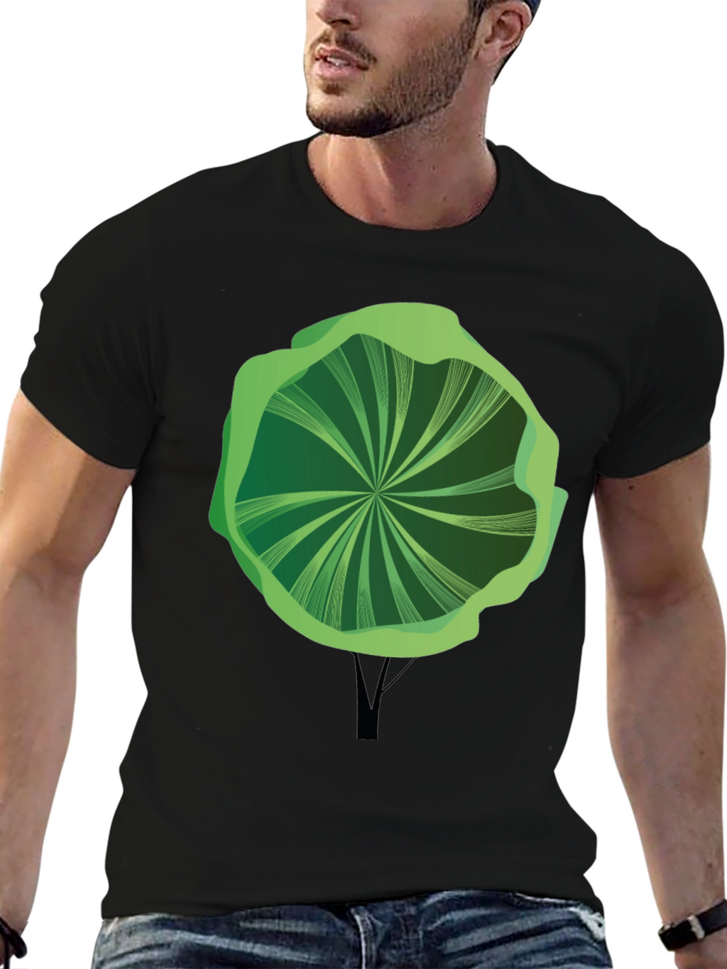 Abstract Tree Graphic Tee