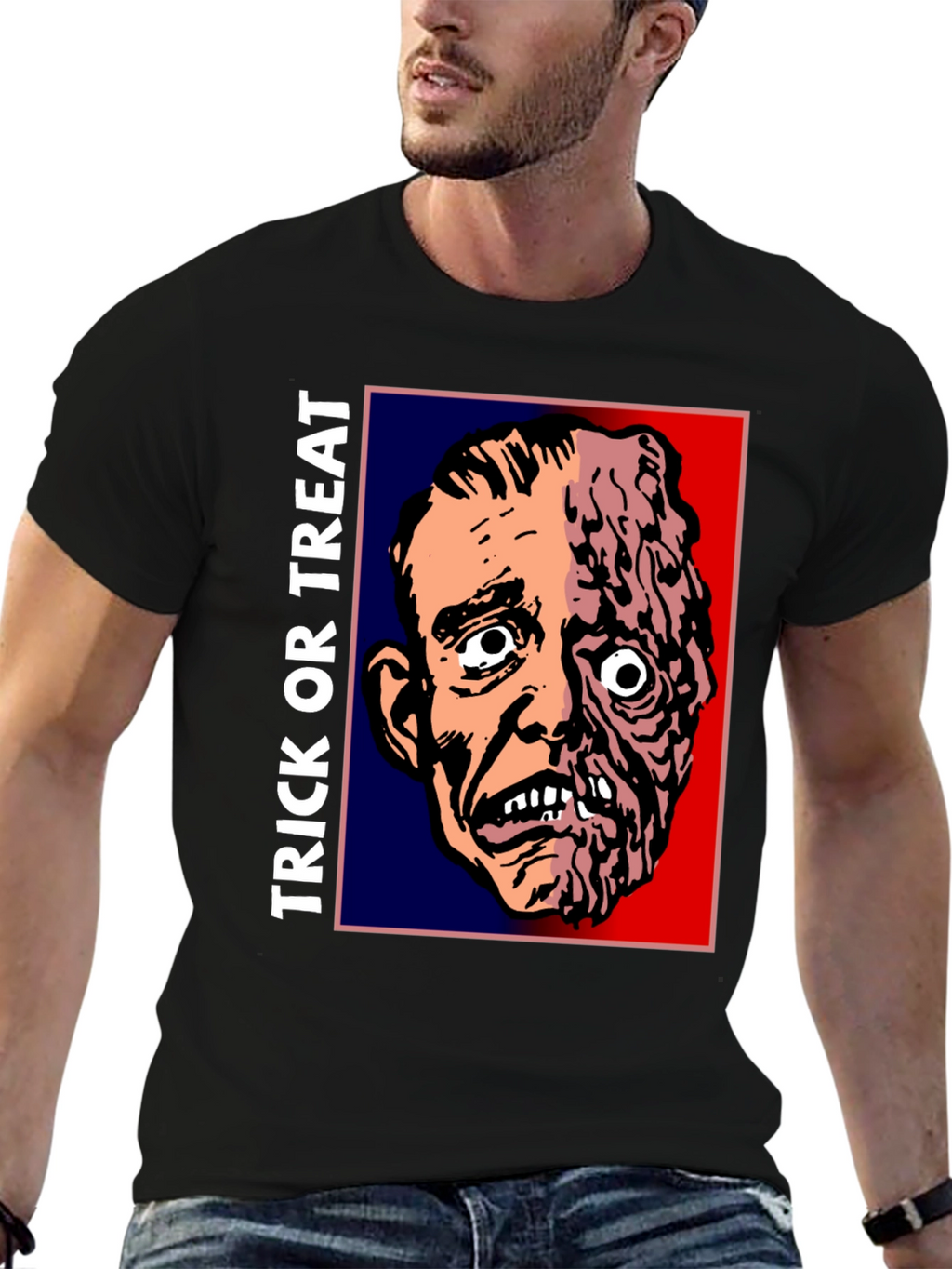 Halloween Monster Graphic T-Shirt