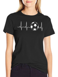 Soccer Heartbeat Graphic Tee