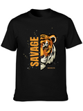 Savage Brooklyn Tiger Graphic T-Shirt