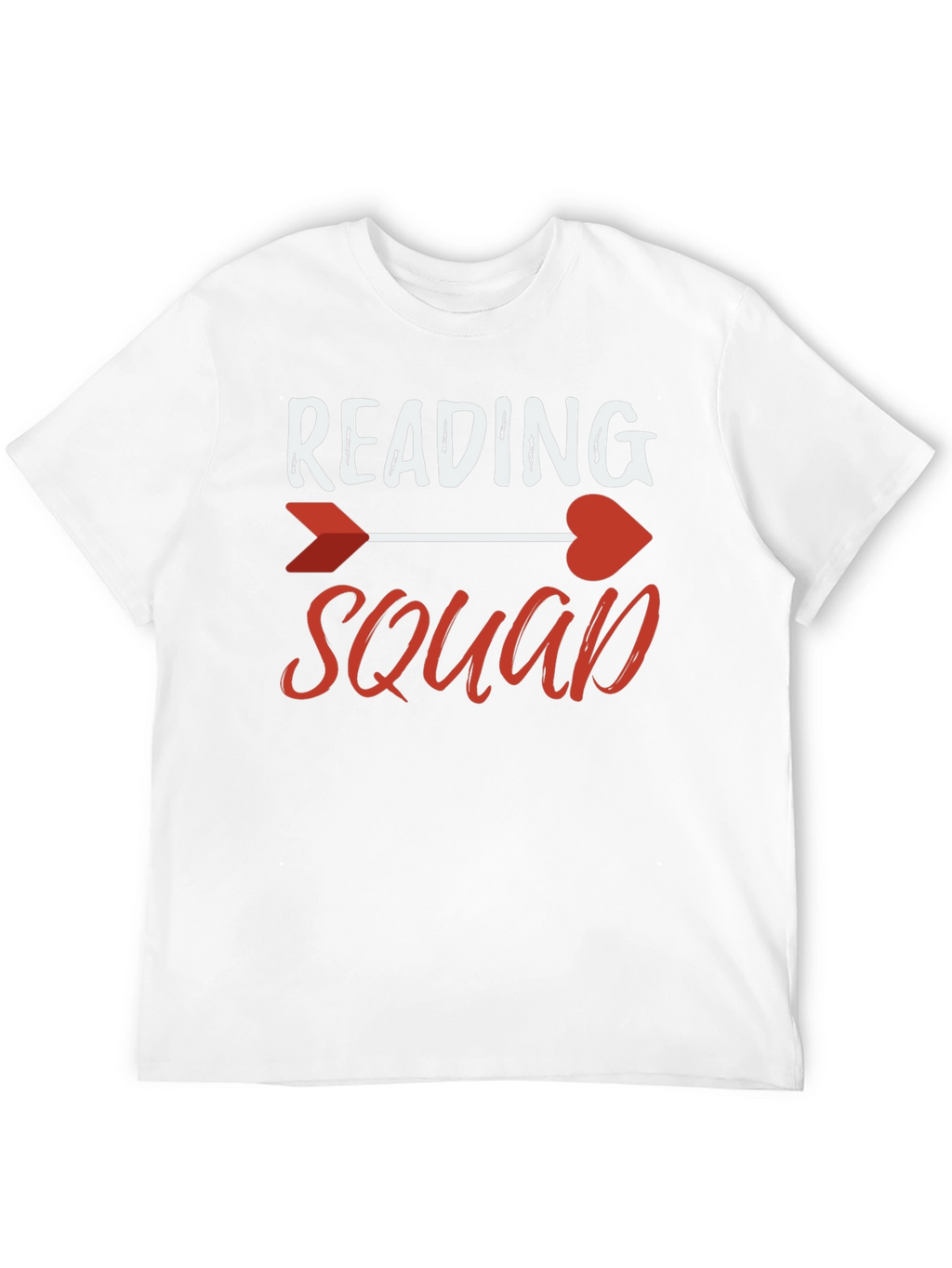 Reading Squad Arrow Heart Graphic T-Shirt