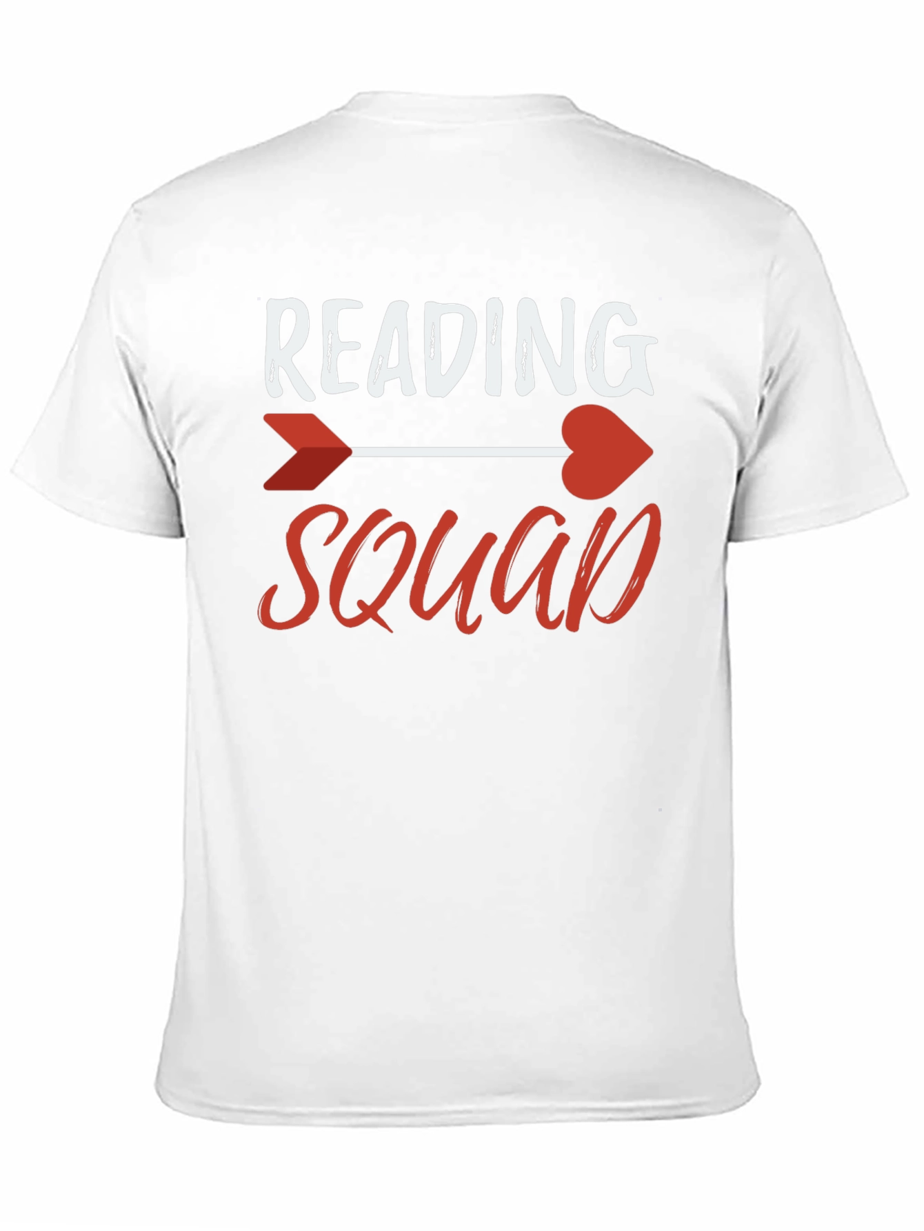 Reading Squad Arrow Heart Graphic T-Shirt