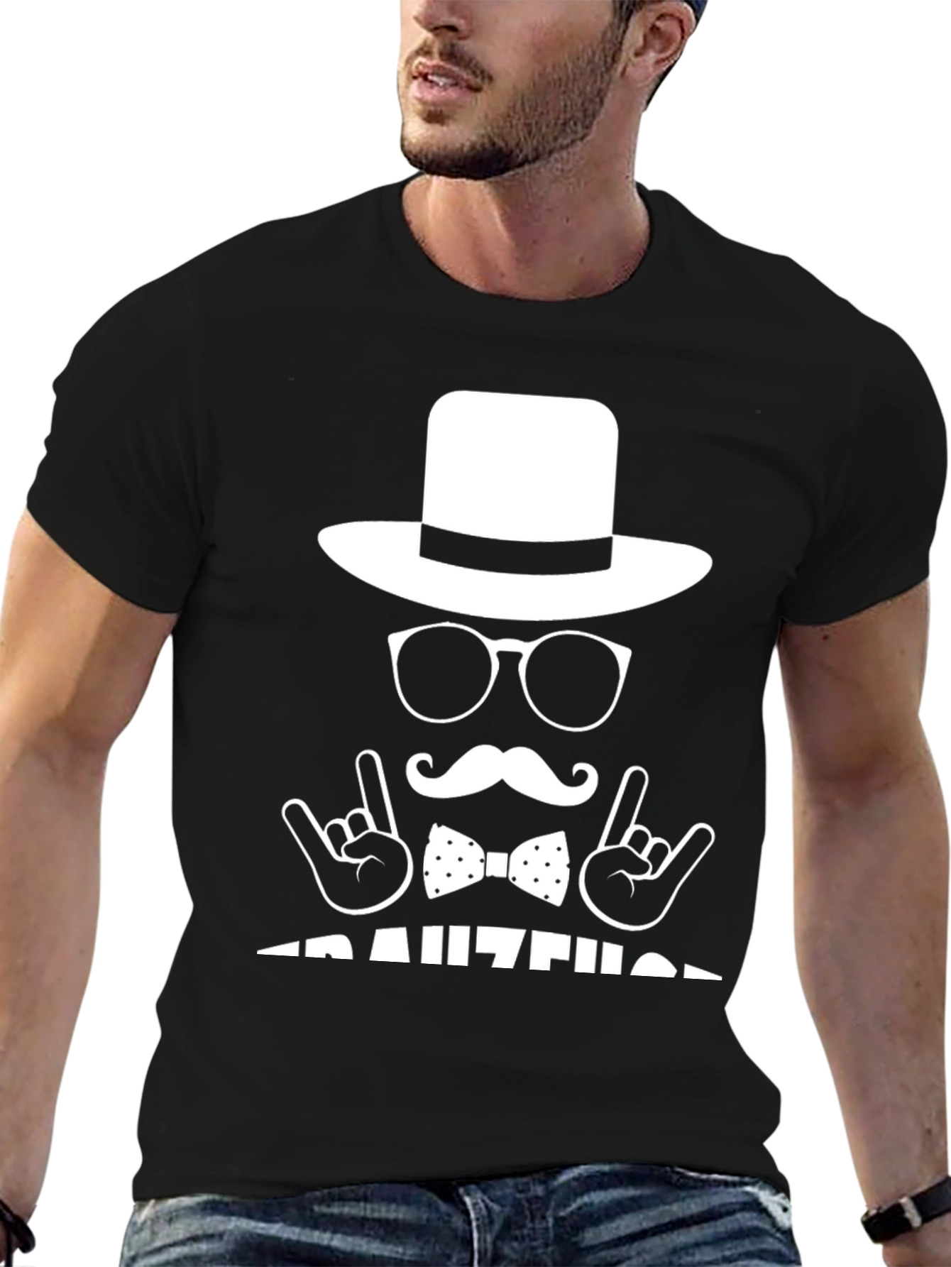 Gentleman Graphic Tee: Rocker Style