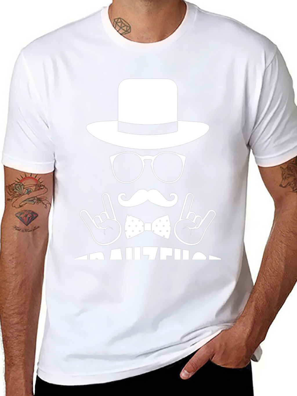 Gentleman Graphic Tee: Rocker Style