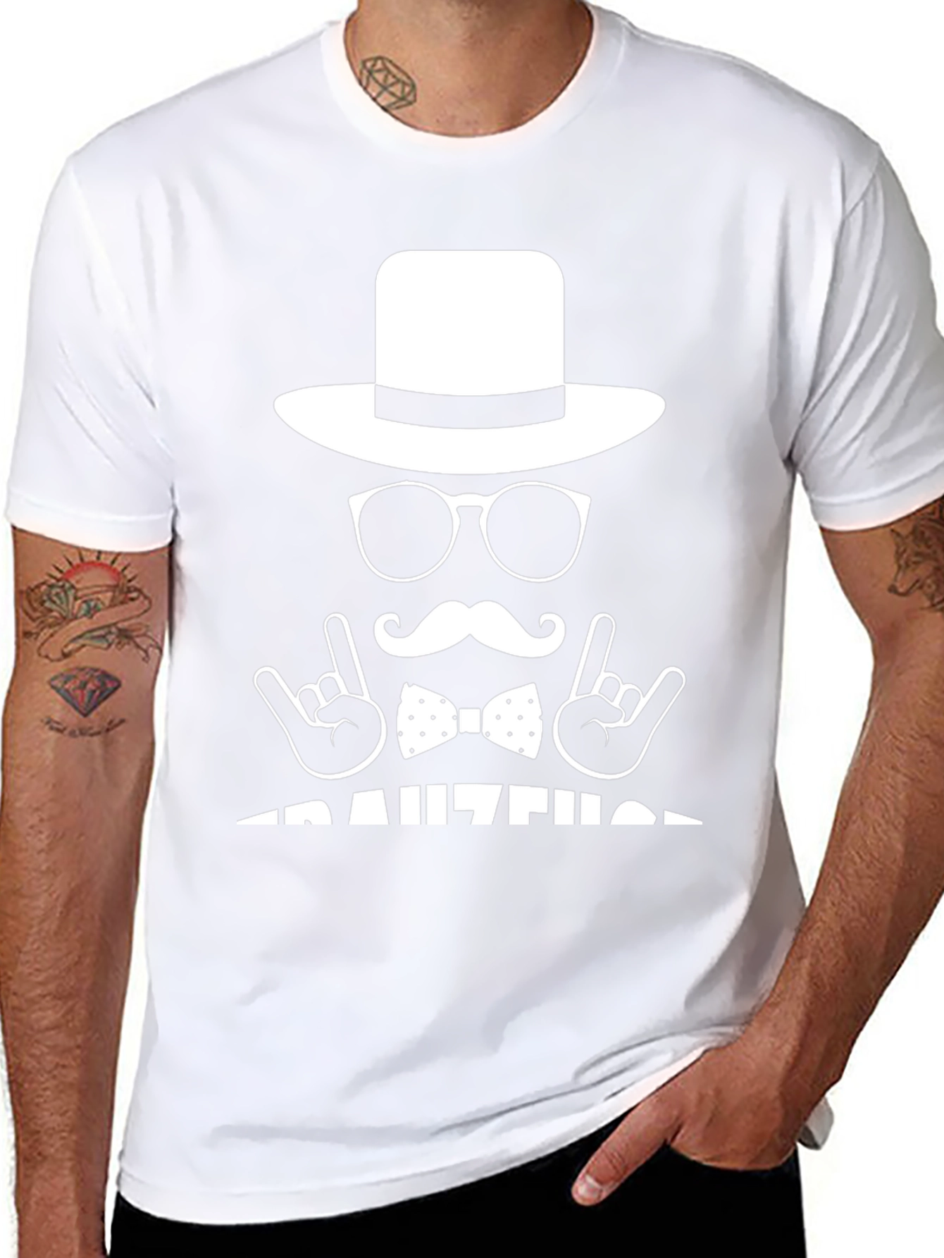 Gentleman Graphic Tee: Rocker Style