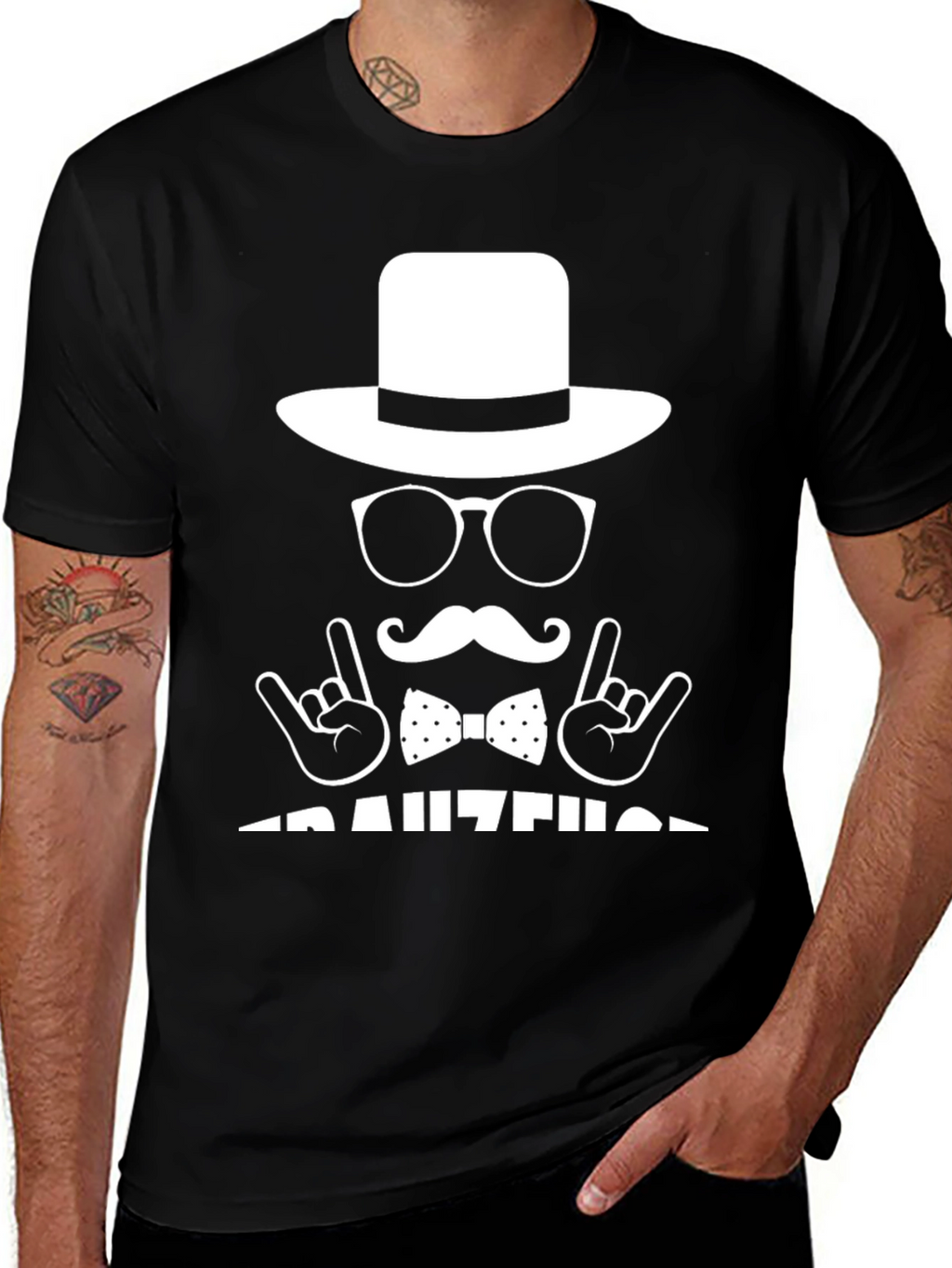 Gentleman Graphic Tee: Rocker Style
