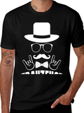 Gentleman Graphic Tee: Rocker Style
