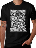Skull Demon Graphic Black T-Shirt