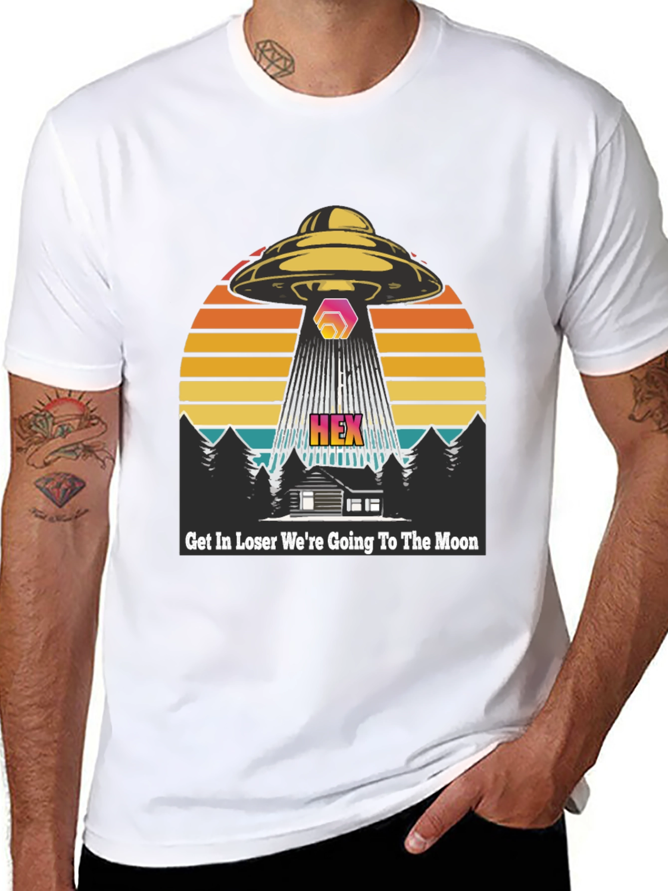 HEX UFO T-Shirt - Get In Loser!