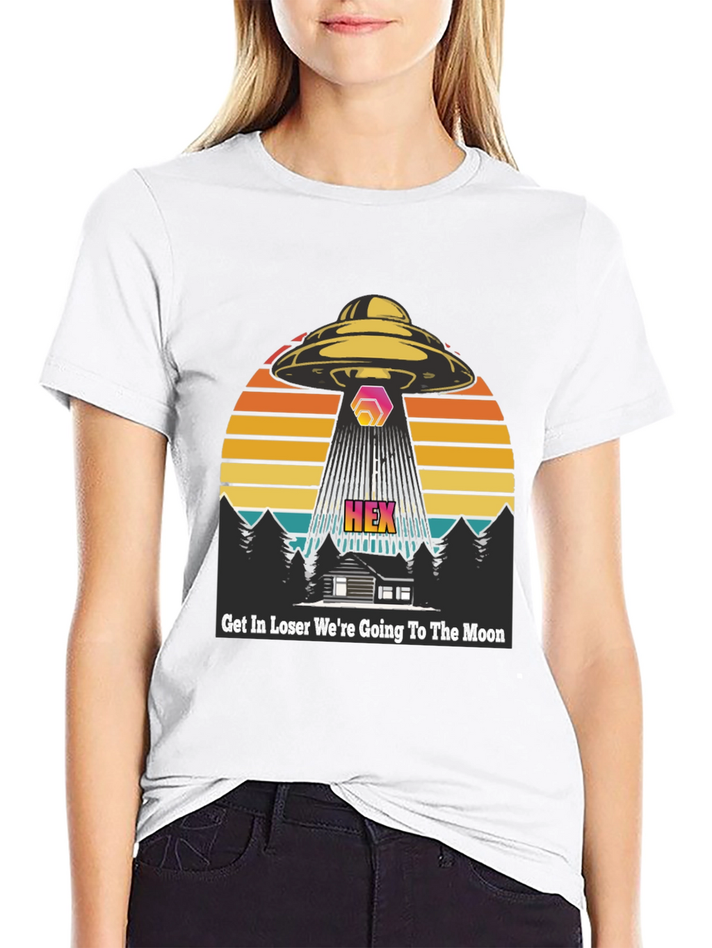 HEX UFO T-Shirt - Get In Loser!