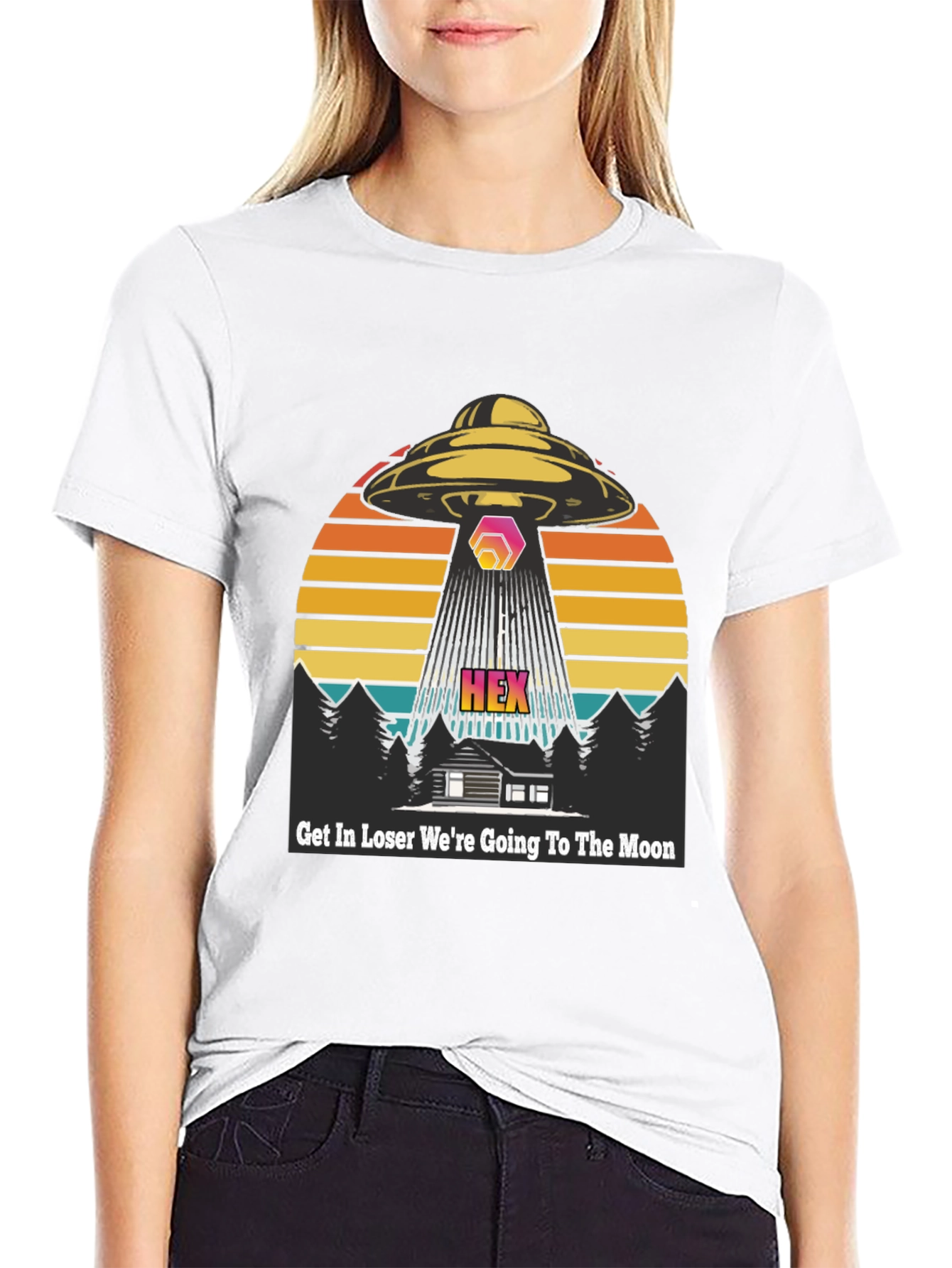HEX UFO T-Shirt - Get In Loser!