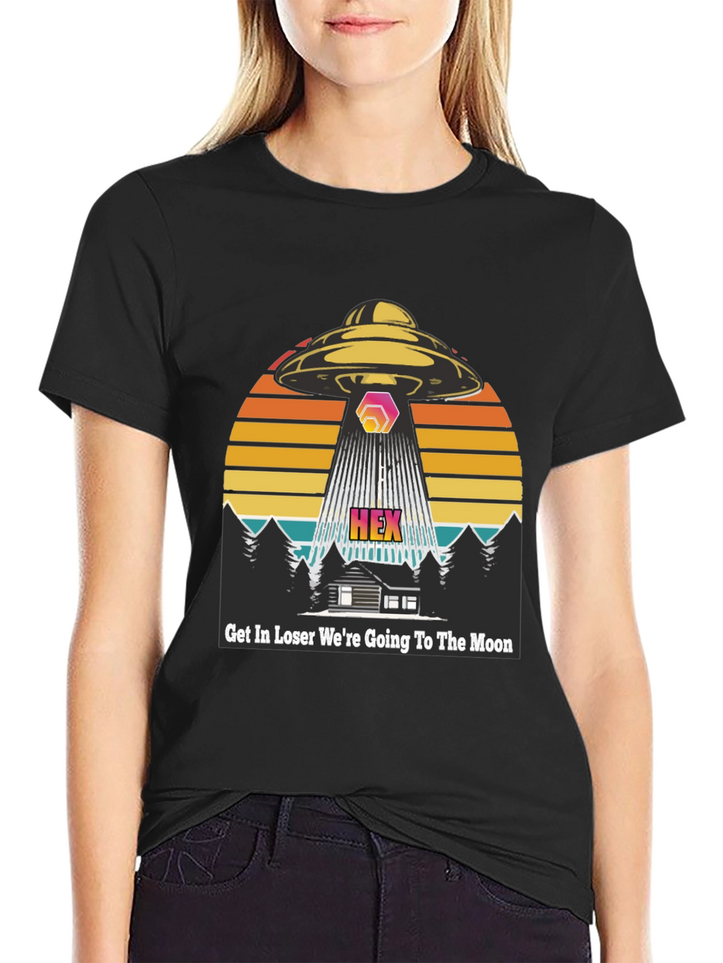 HEX UFO T-Shirt - Get In Loser!