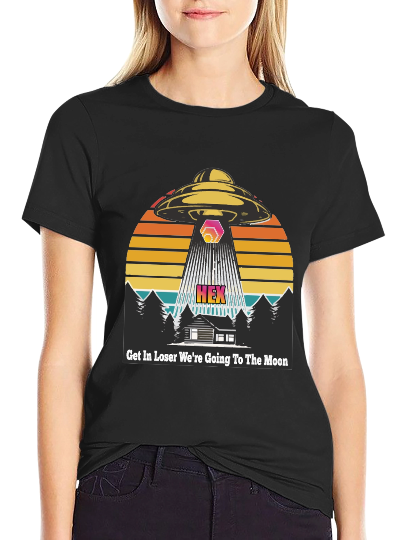 HEX UFO T-Shirt - Get In Loser!