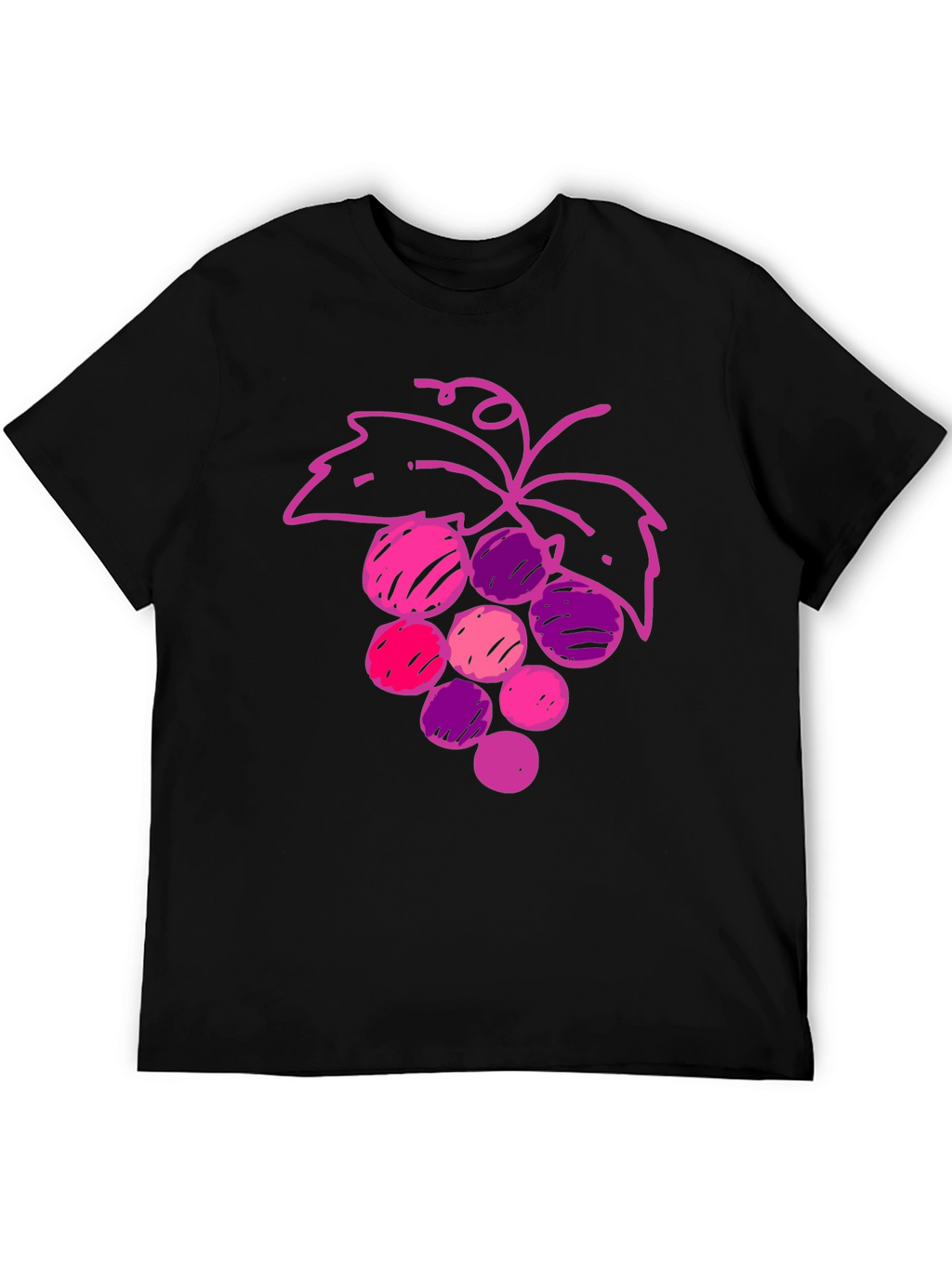 Grape Graphic Tee - Stylish Fruit Design