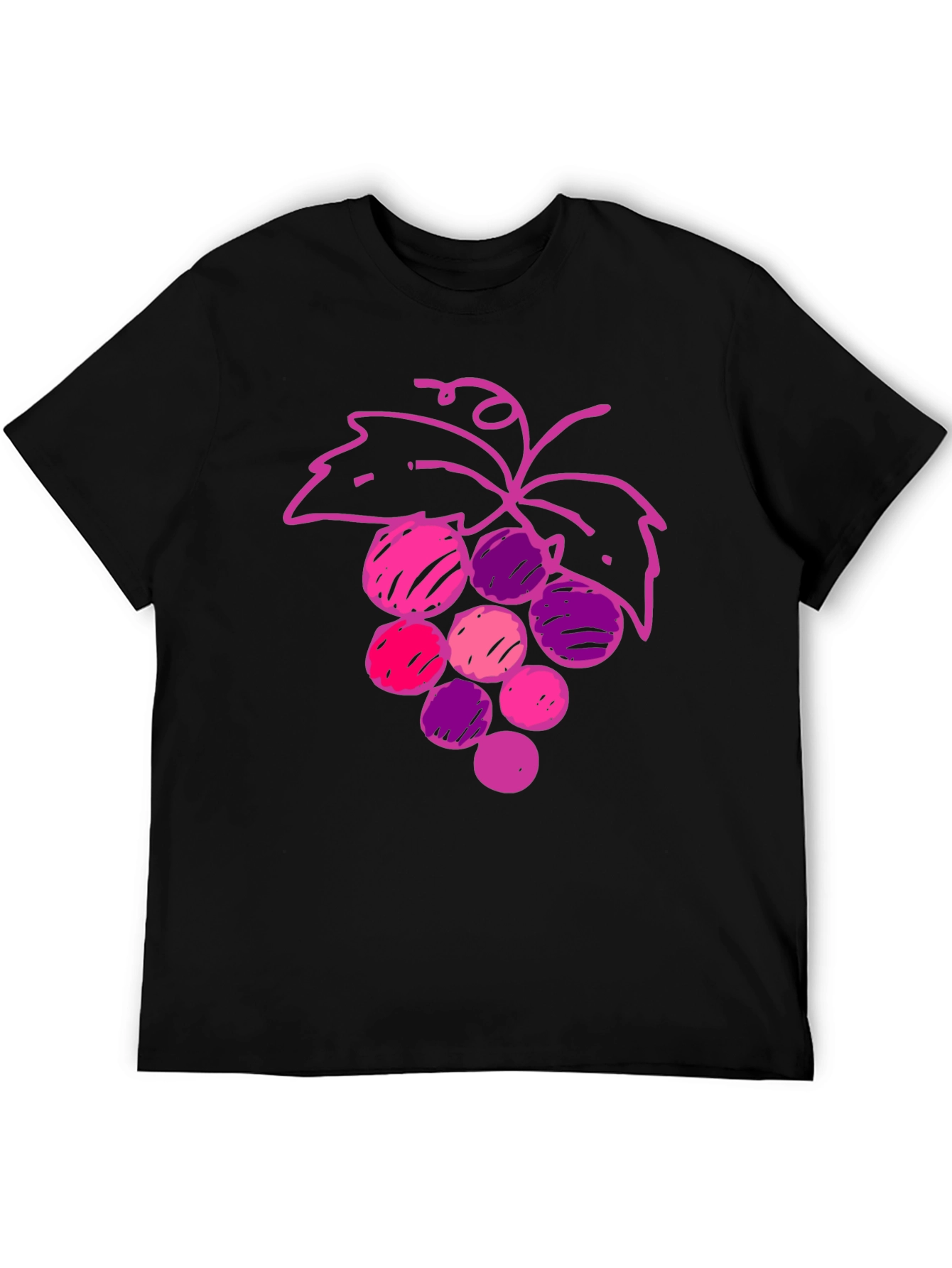 Grape Graphic Tee - Stylish Fruit Design