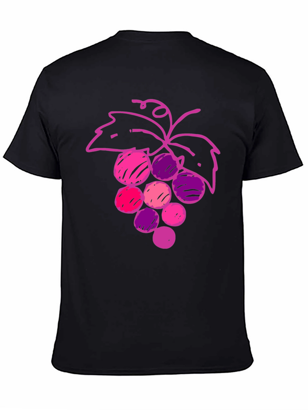 Grape Graphic Tee - Stylish Fruit Design