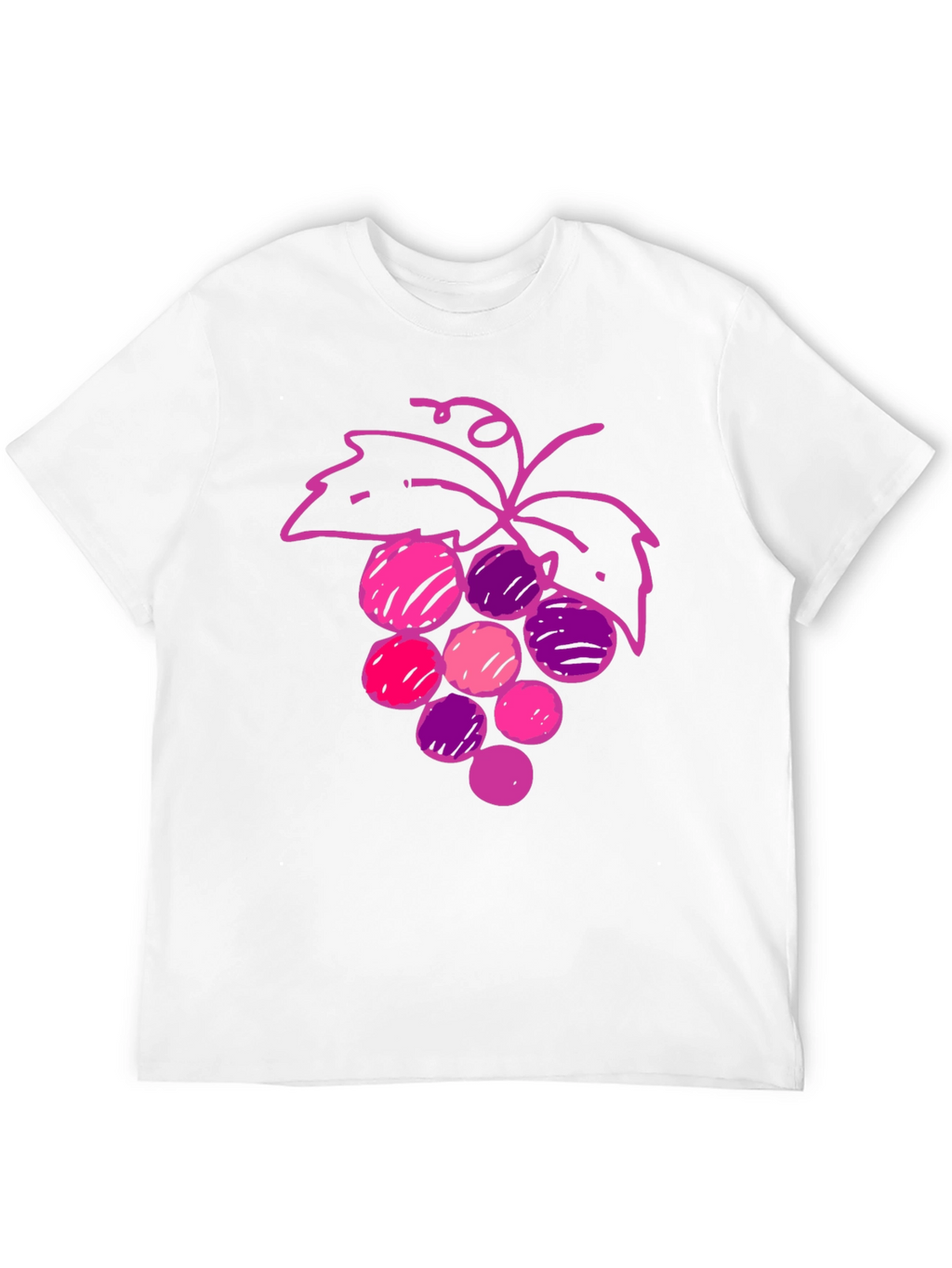 Grape Graphic Tee - Stylish Fruit Design