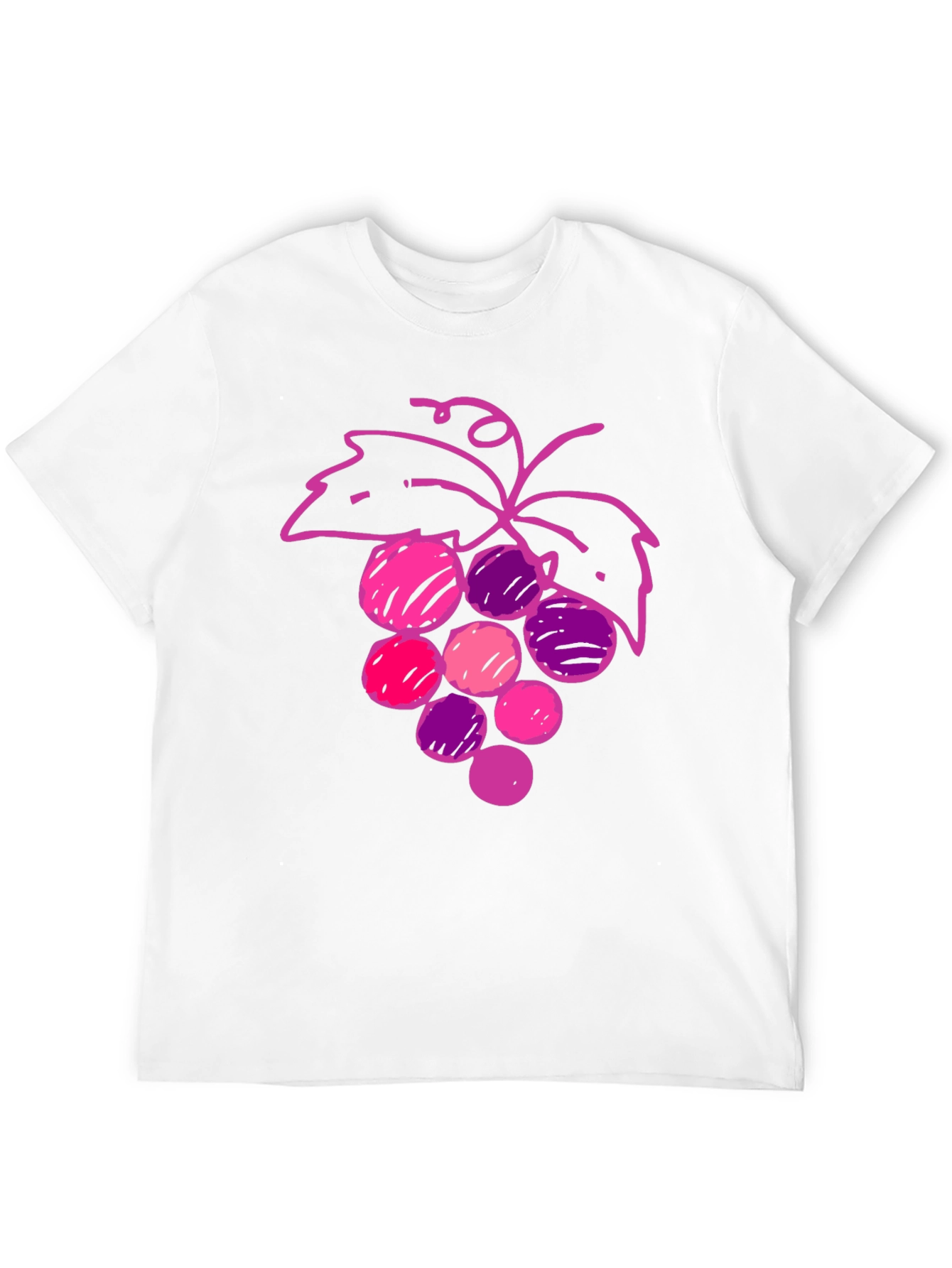 Grape Graphic Tee - Stylish Fruit Design