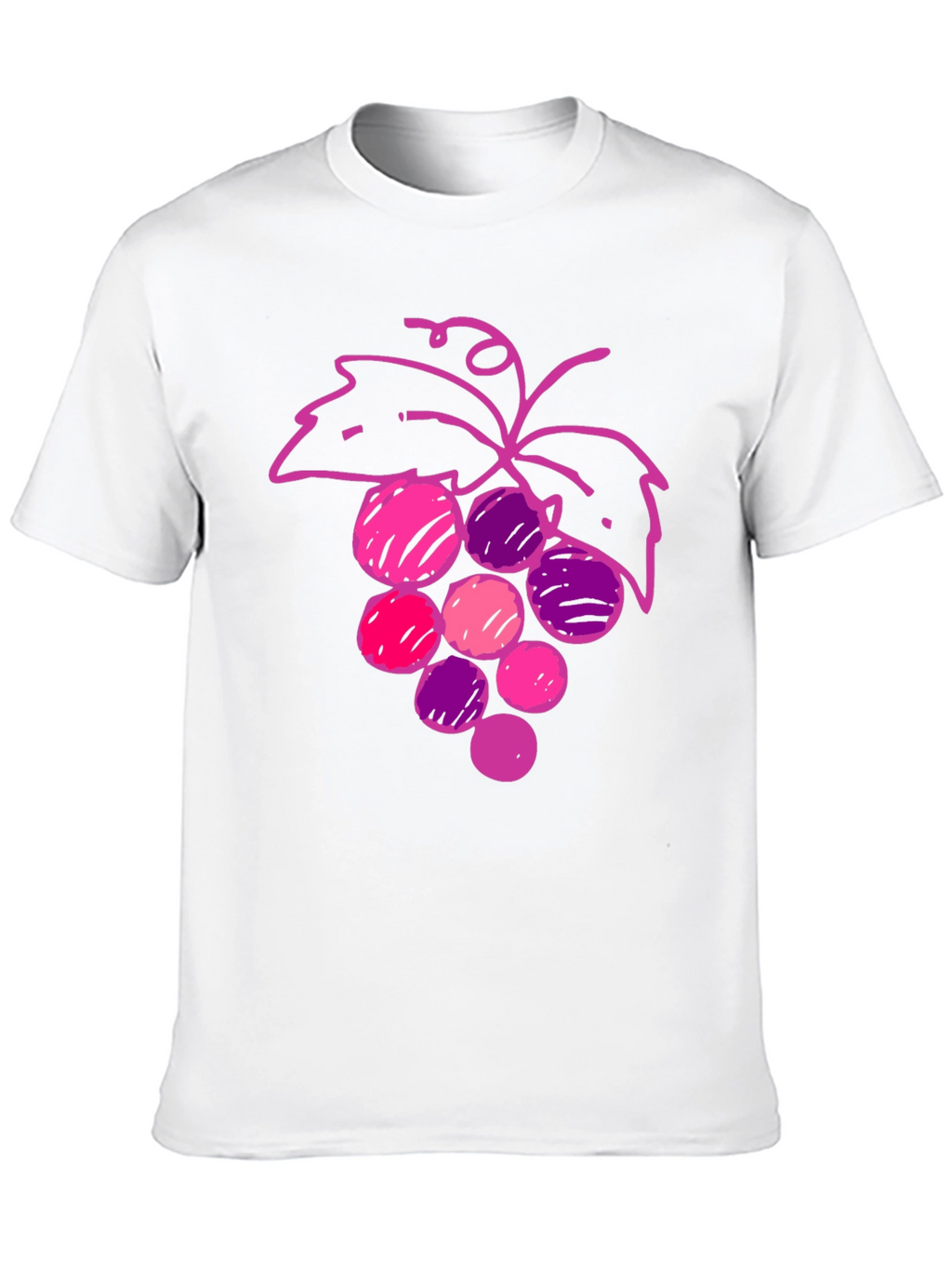 Grape Graphic Tee - Stylish Fruit Design
