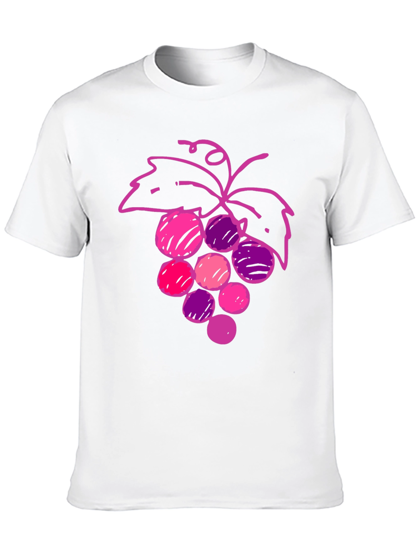 Grape Graphic Tee - Stylish Fruit Design