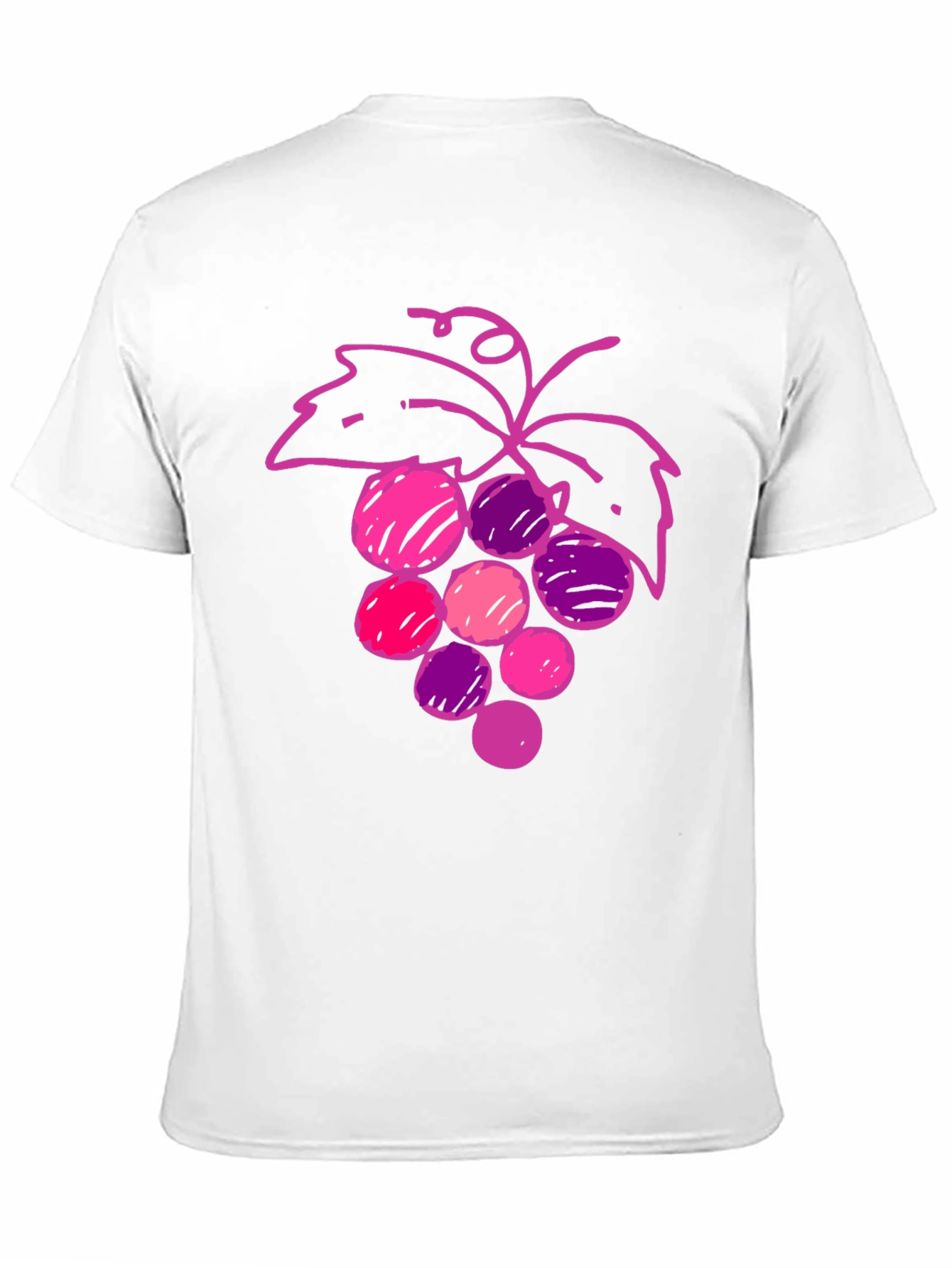 Grape Graphic Tee - Stylish Fruit Design