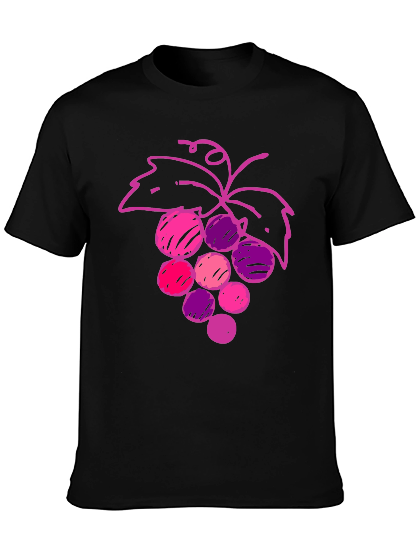 Grape Graphic Tee - Stylish Fruit Design
