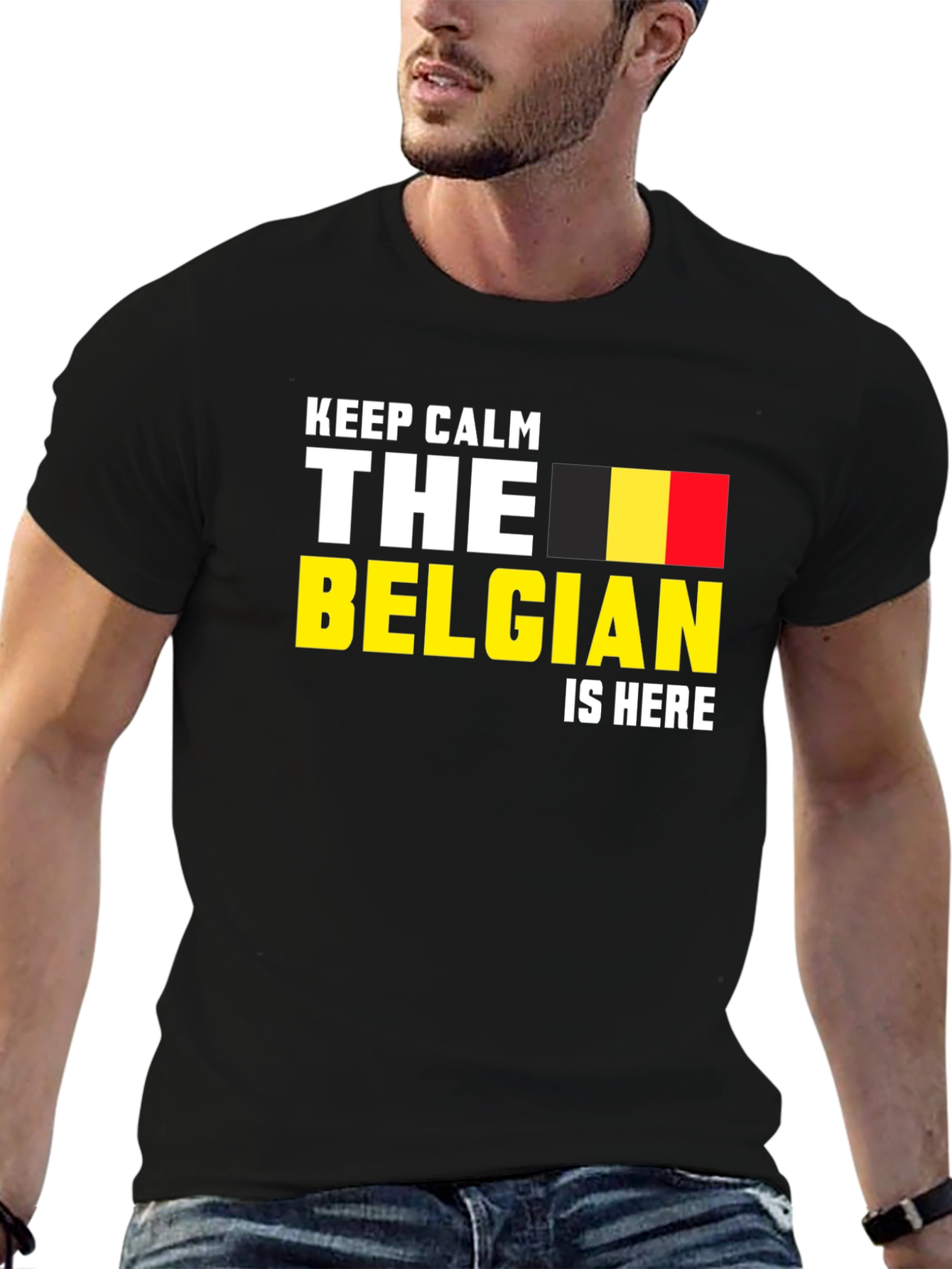 Keep Calm The Belgian Is Here T-Shirt