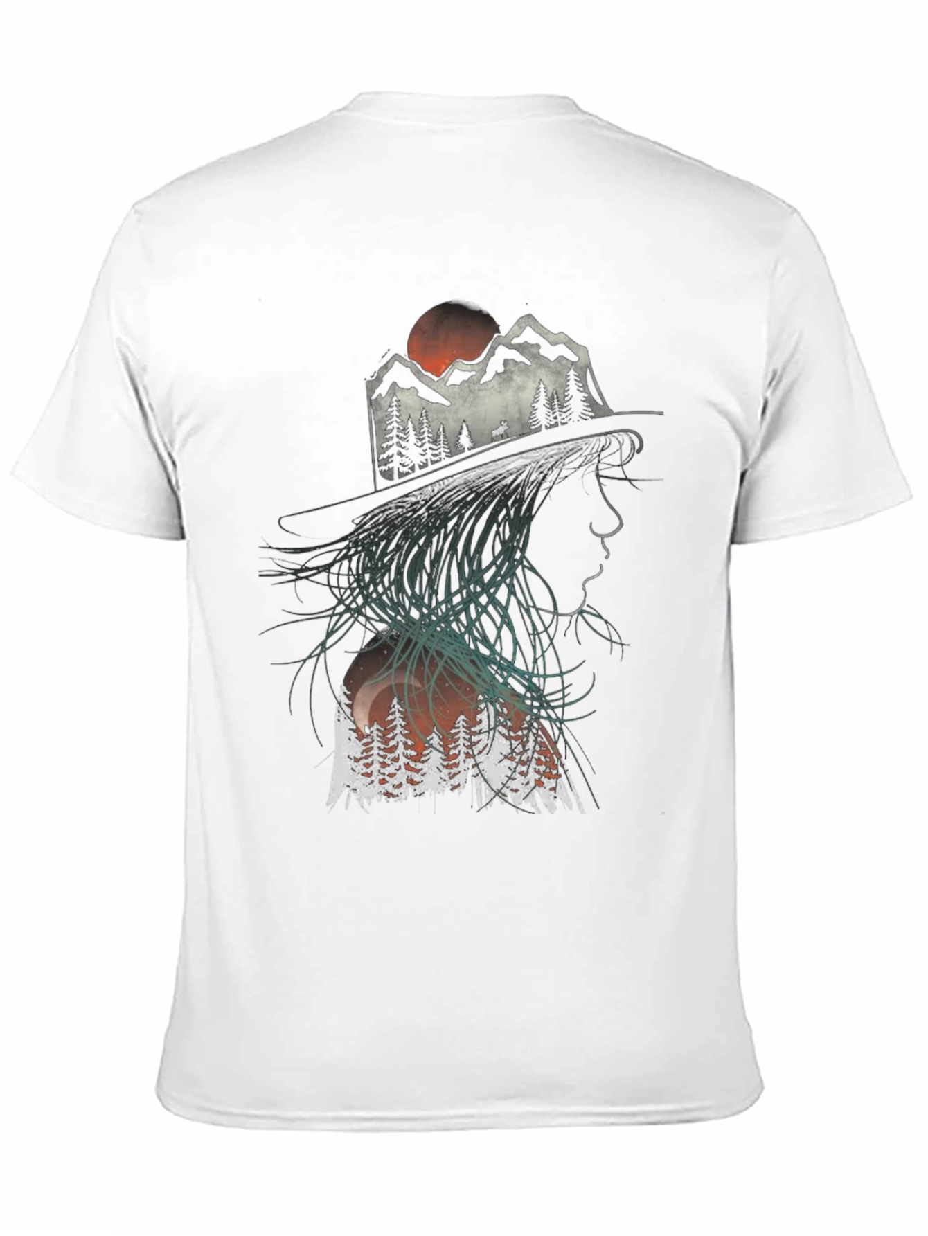 Nature Silhouette Graphic T-Shirt