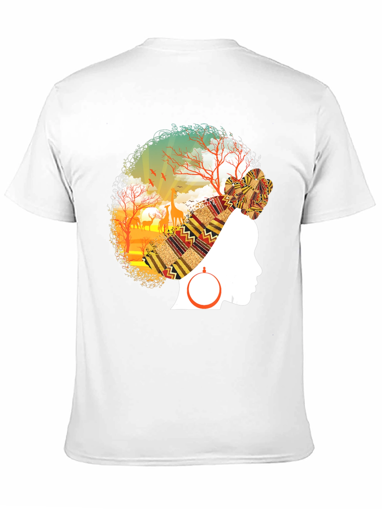 African Queen Afro T-Shirt - Black Pride