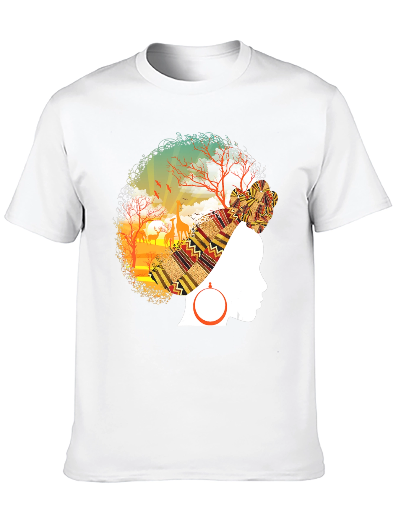 African Queen Afro T-Shirt - Black Pride