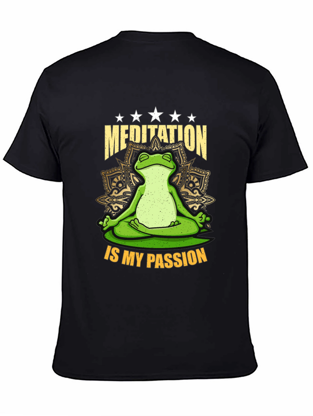 Meditation Frog T-Shirt - Relax & Enjoy!