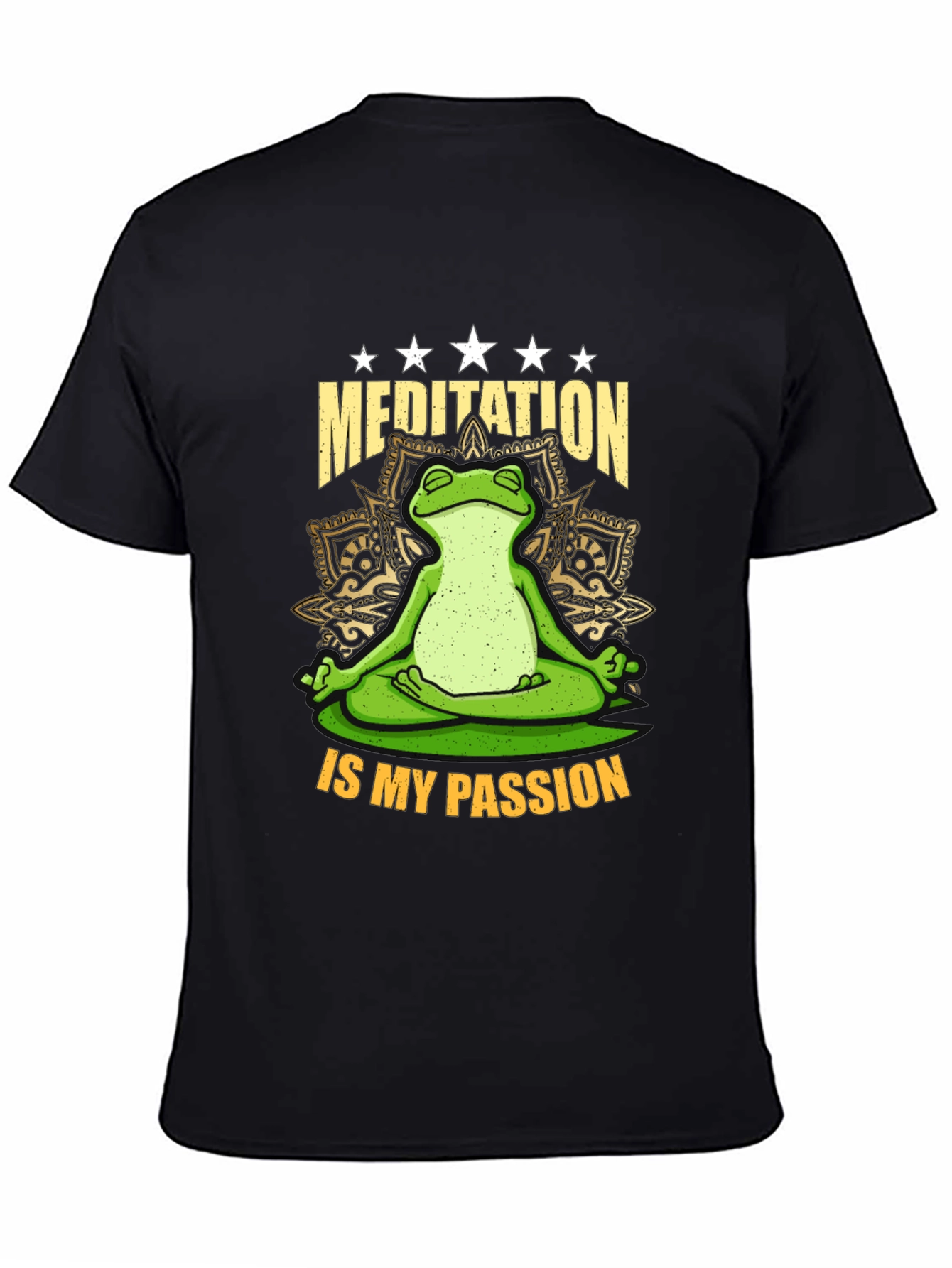Meditation Frog T-Shirt - Relax & Enjoy!