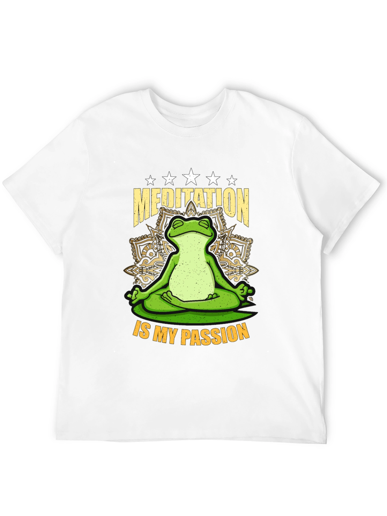 Meditation Frog T-Shirt - Relax & Enjoy!
