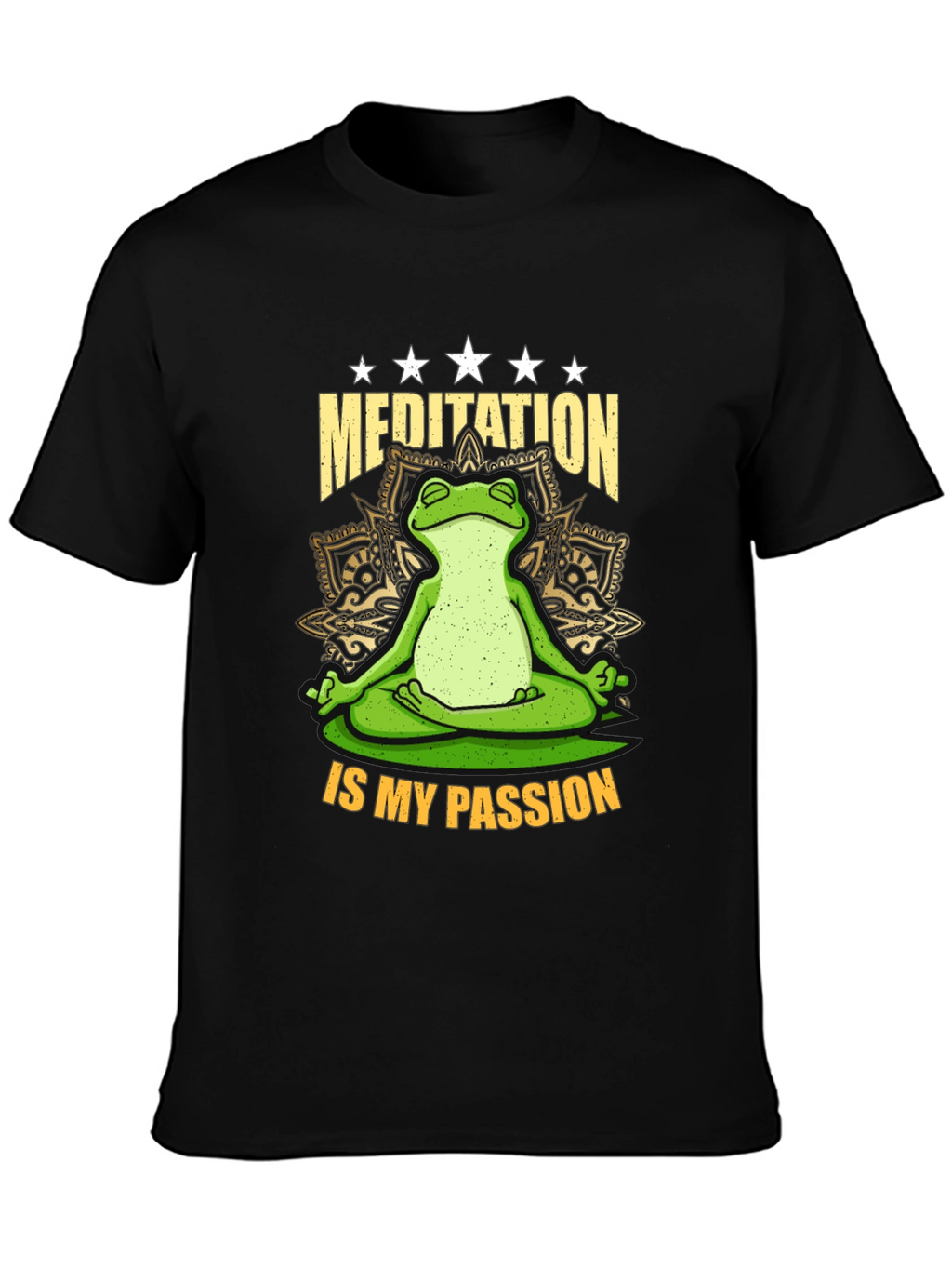 Meditation Frog T-Shirt - Relax & Enjoy!