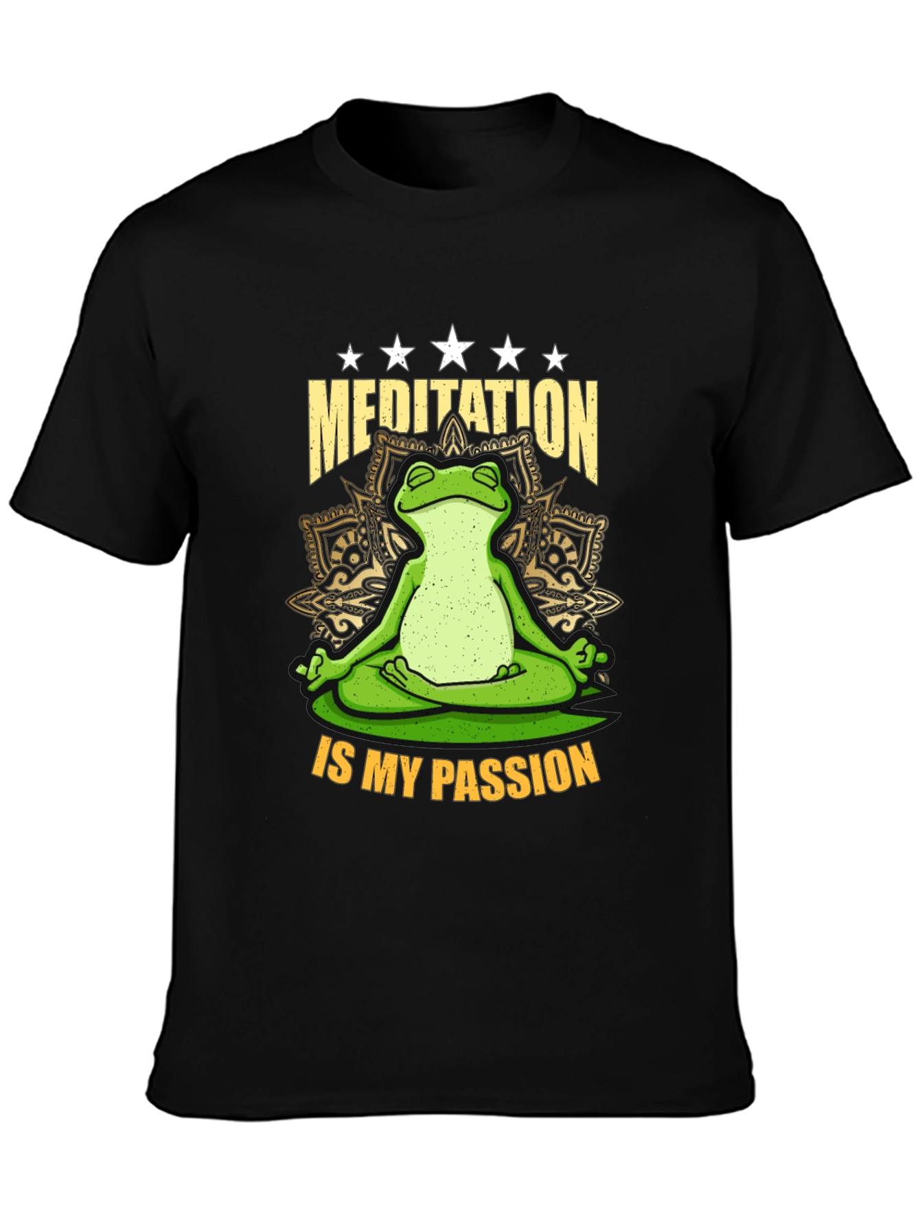 Meditation Frog T-Shirt - Relax & Enjoy!
