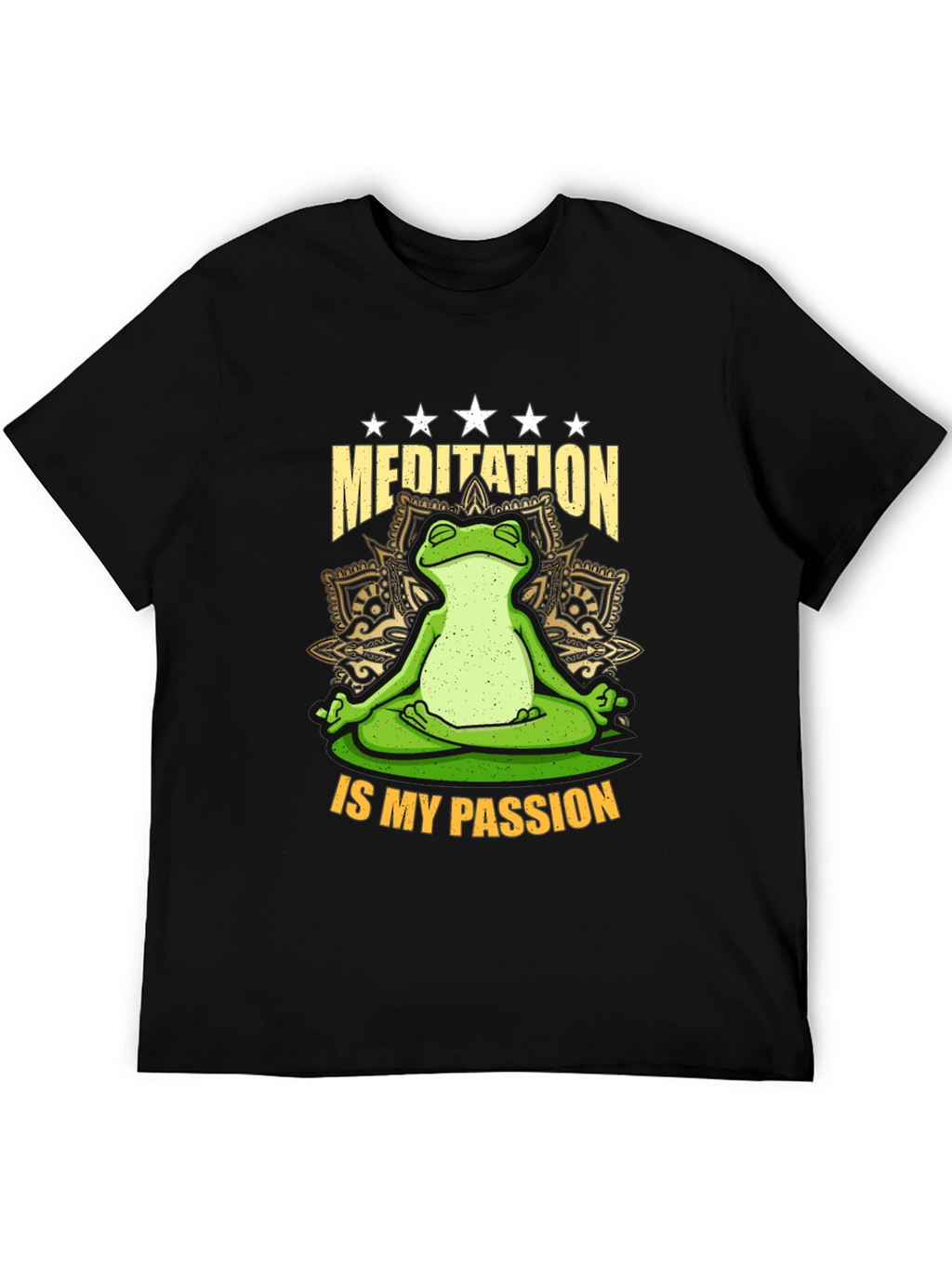 Meditation Frog T-Shirt - Relax & Enjoy!