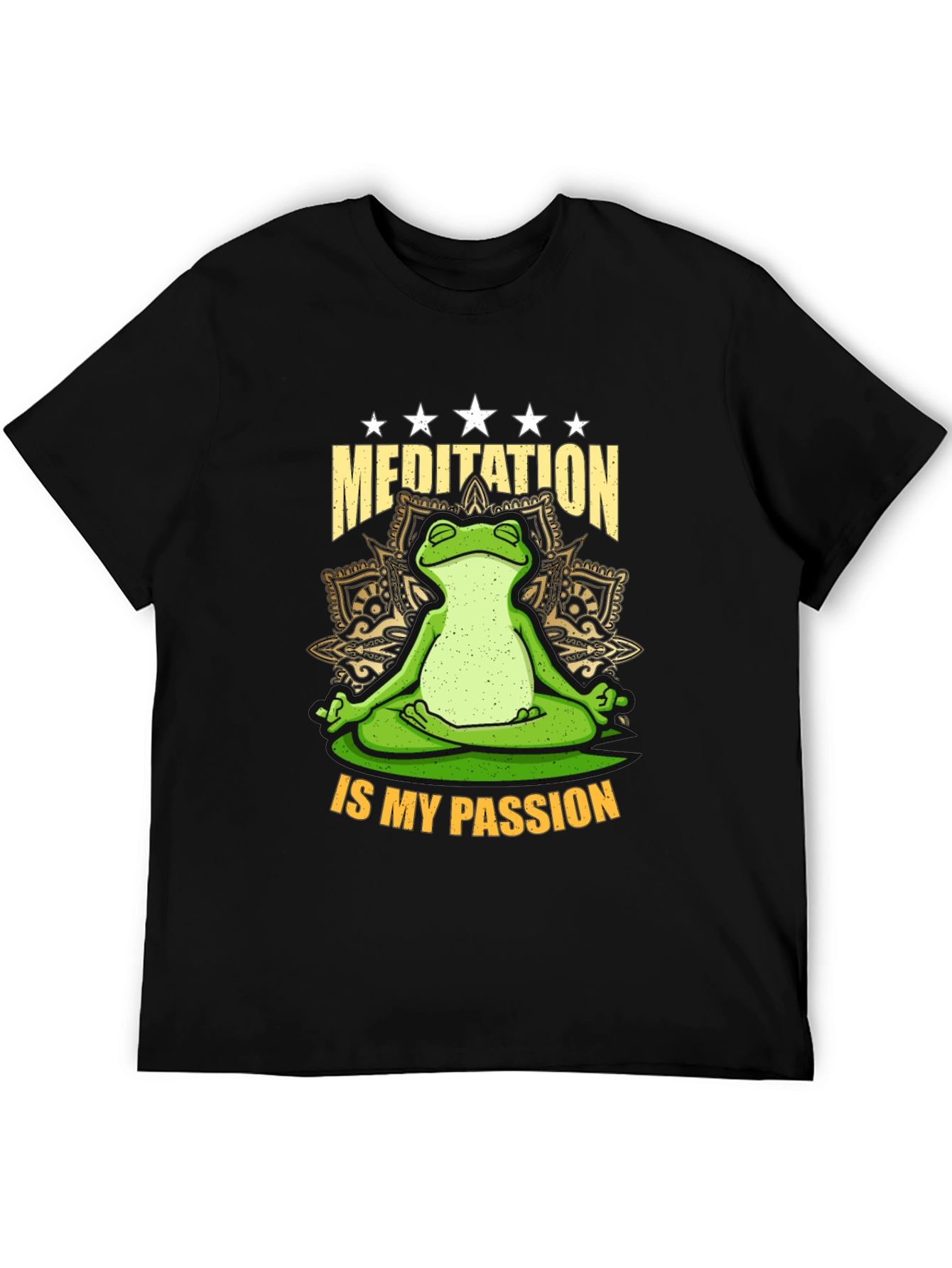 Meditation Frog T-Shirt - Relax & Enjoy!