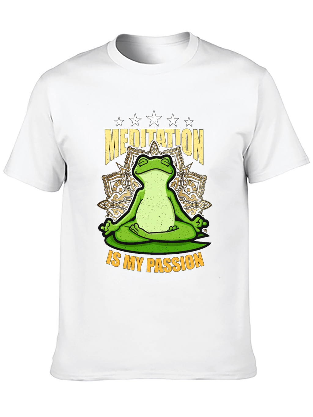 Meditation Frog T-Shirt - Relax & Enjoy!