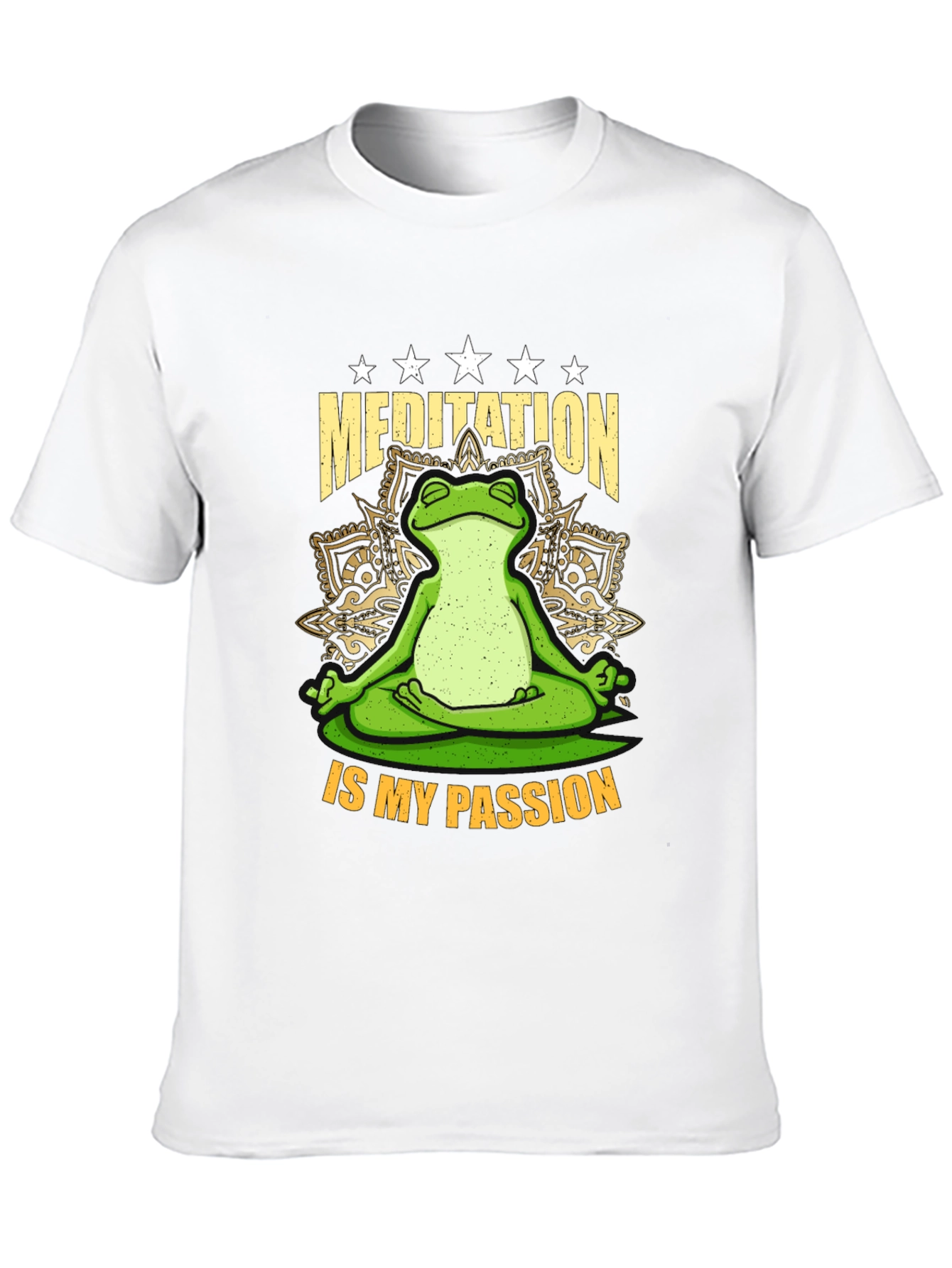 Meditation Frog T-Shirt - Relax & Enjoy!