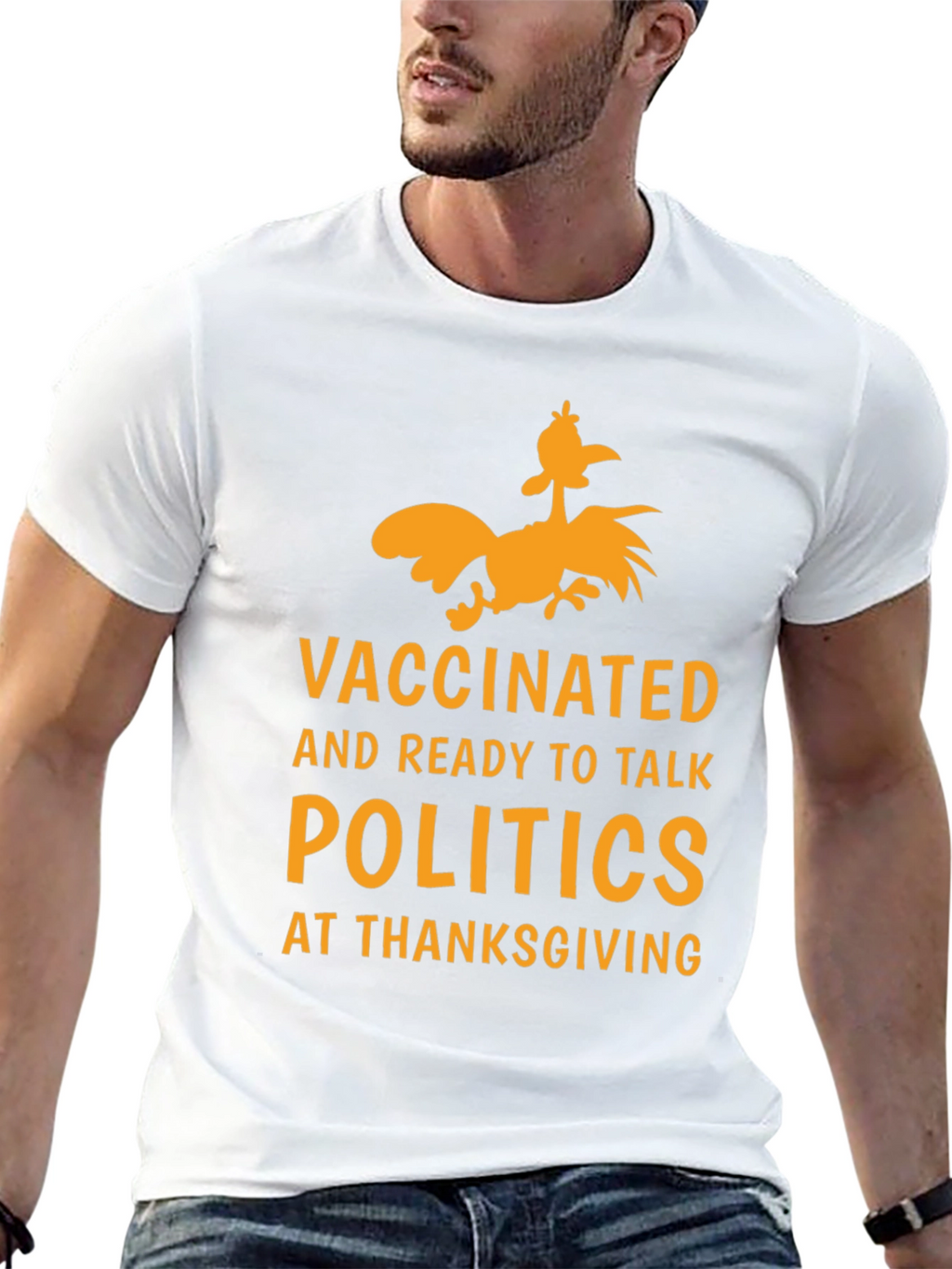 Vaccinated Politics Thanksgiving T-Shirt