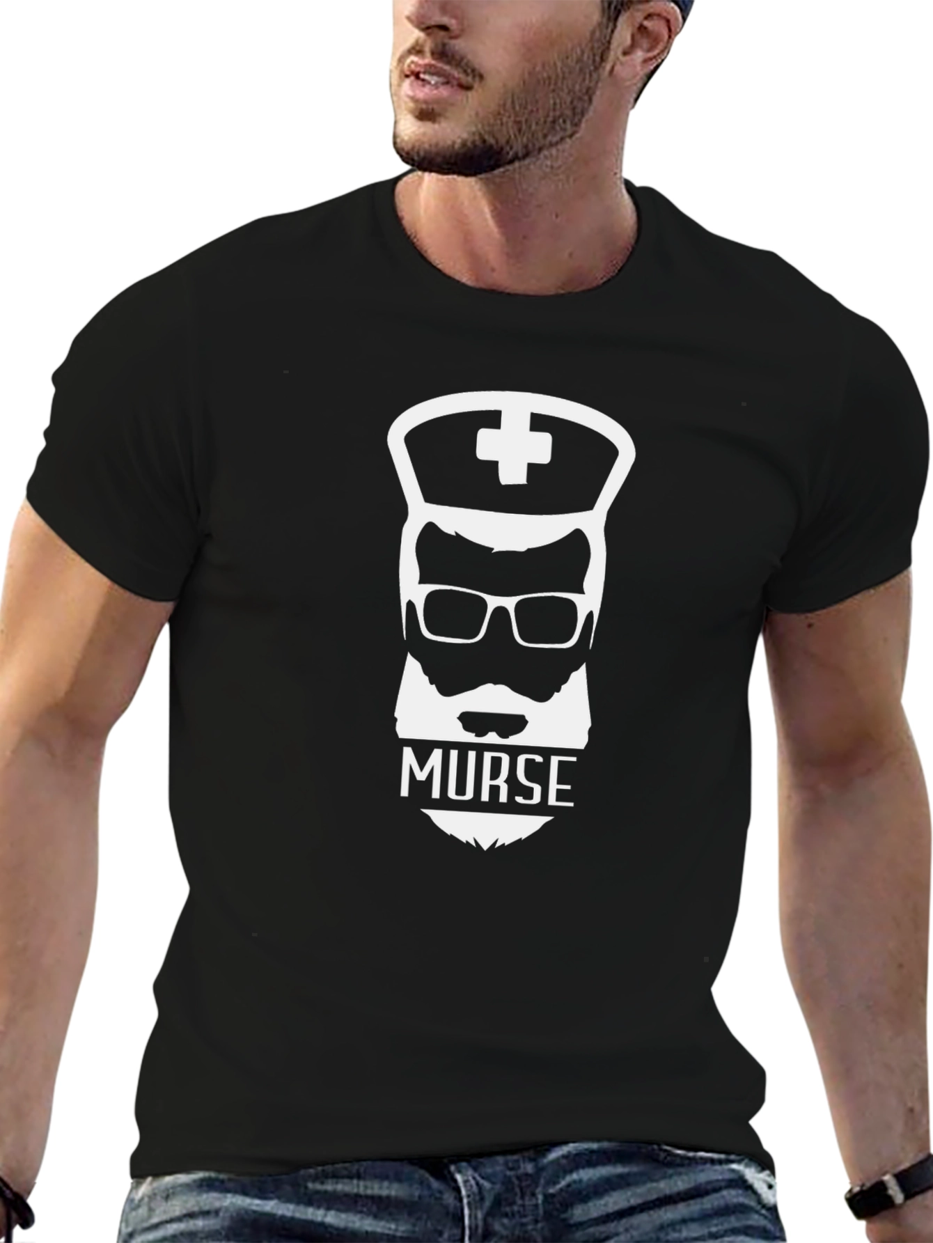 Murse Novelty Graphic T-Shirt - Funny Nurse Design