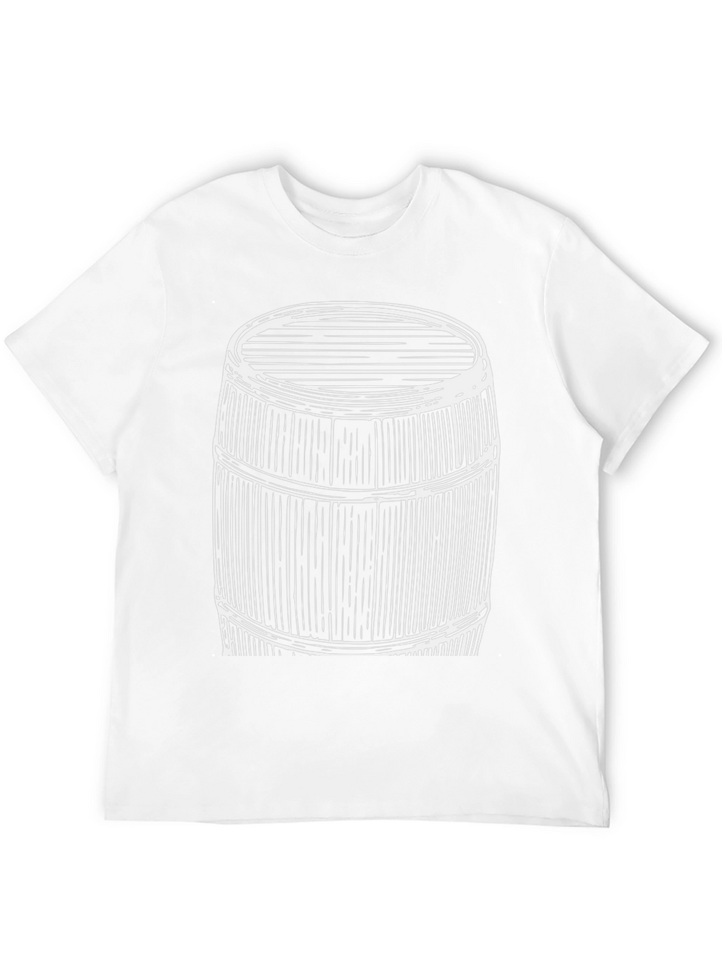 Barrel Graphic Black T-Shirt for Men